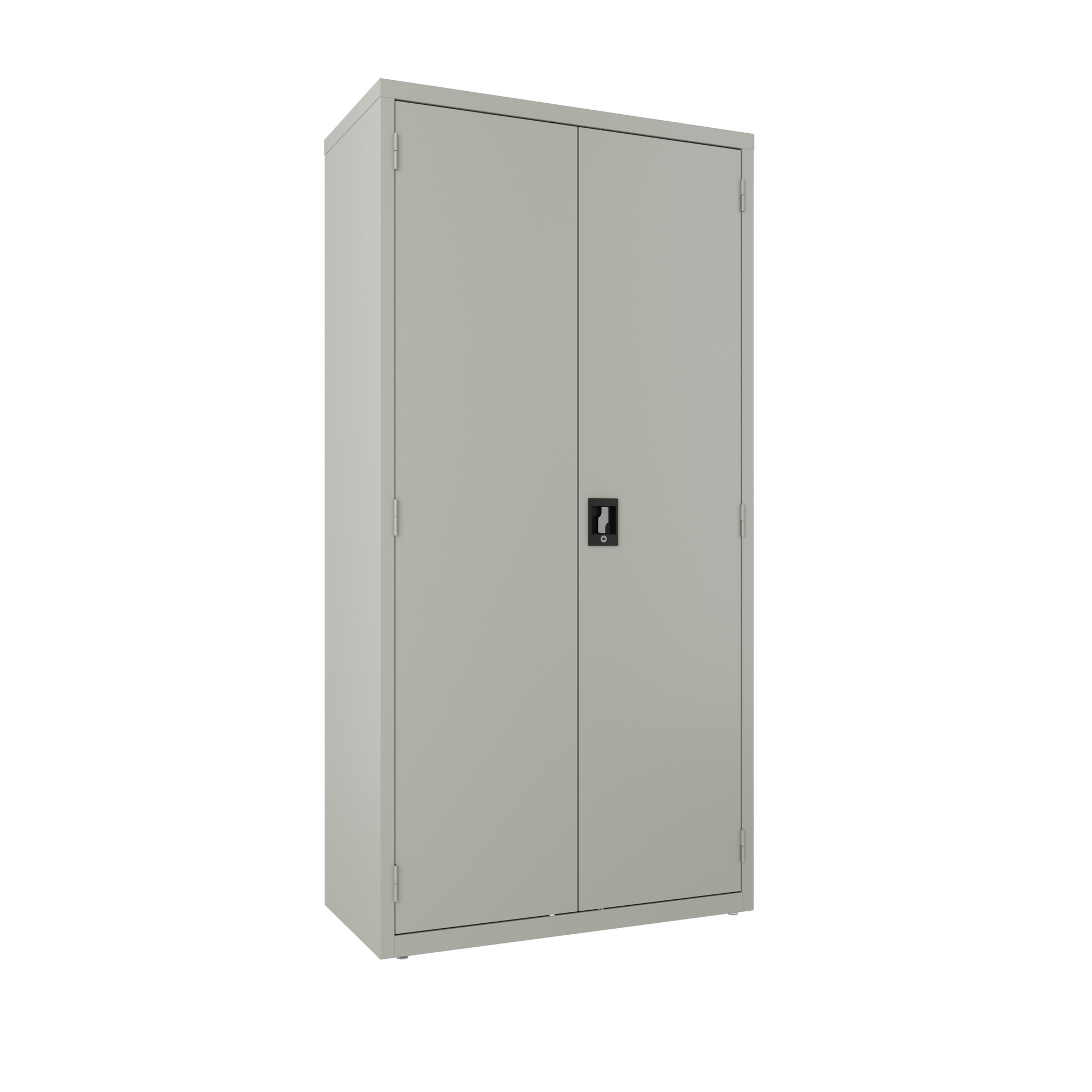 Hirsh Industries, Janitorial Cabinet, Height 72 in, Width 36 in, Color Gray, Model# 24034