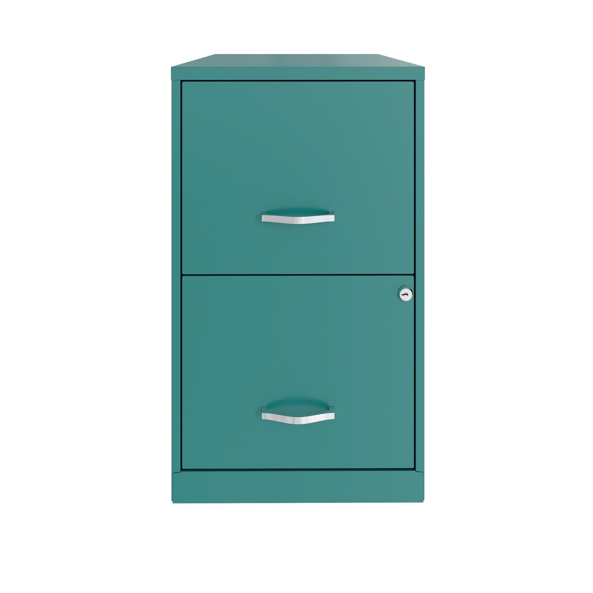 Hirsh Industries, 2 Drawer Letter Width Vertical File Cabinet, Width 14.25 in, Depth 18 in, Height 24.5 in, Model# 24403
