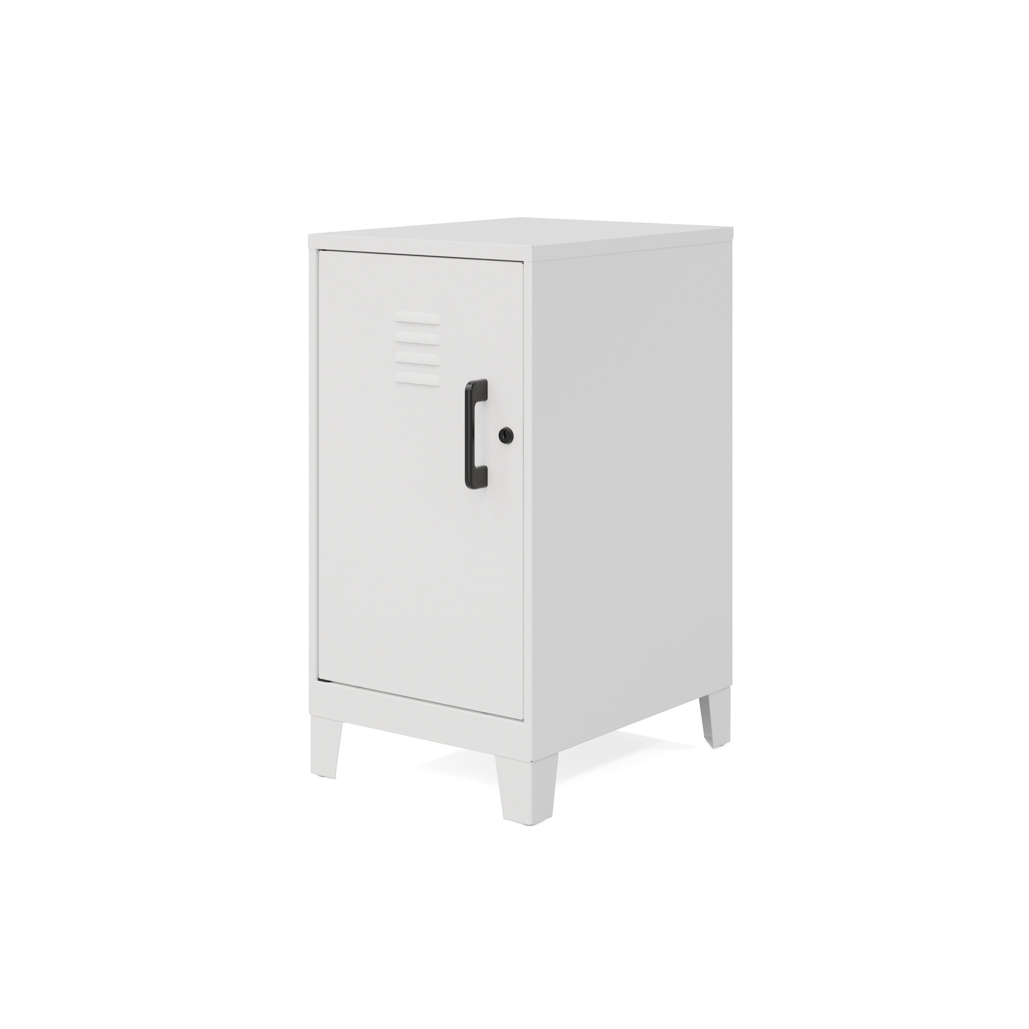 Hirsh Industries, 2 Shelf Mini Storage Locker Cabinet, Height 27.5 in ...