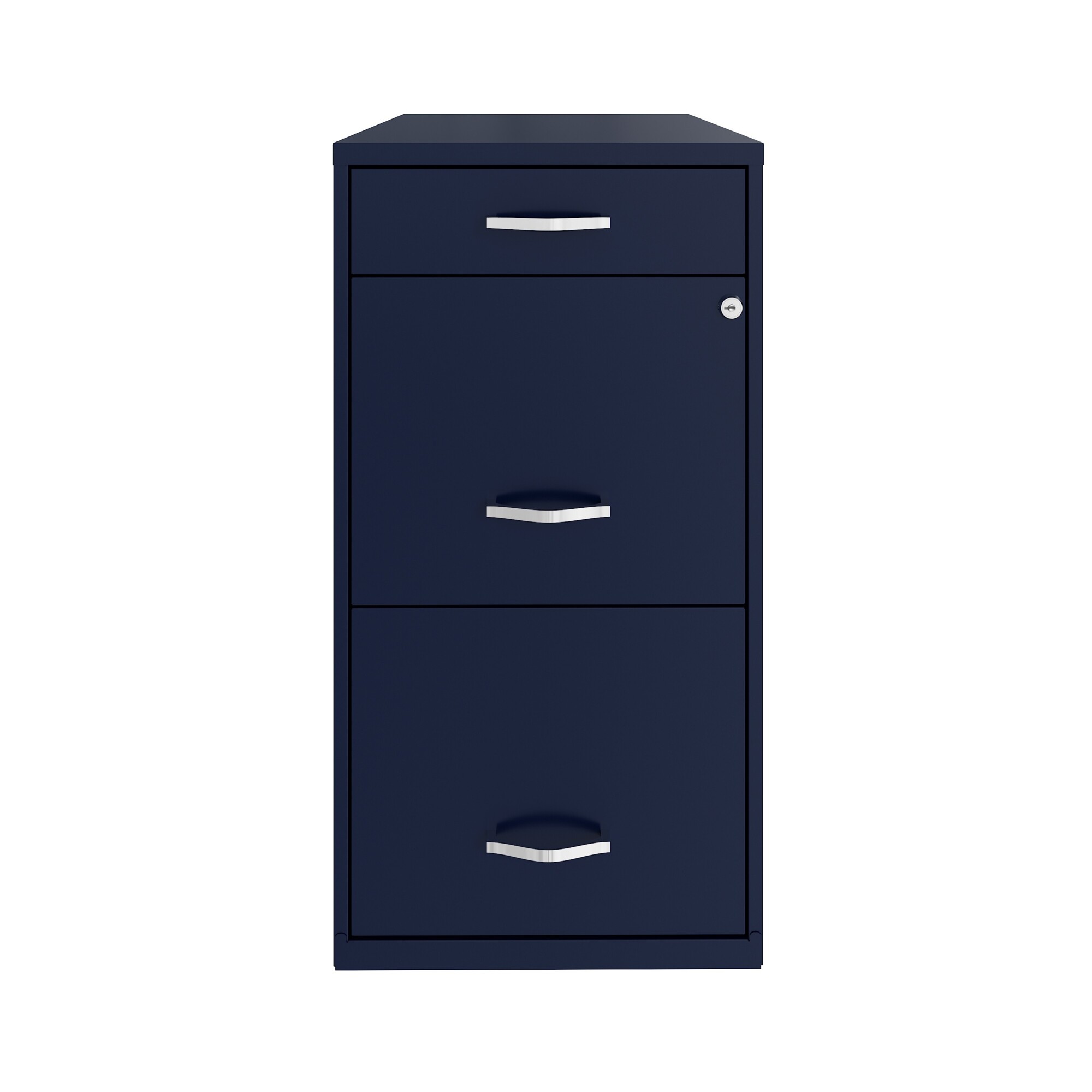 Hirsh Industries, 3 Drawer Letter Width File Cabinet, Pencil Drawer, Width 14.25 in, Depth 18 in, Height 27.32 in, Model# 24414