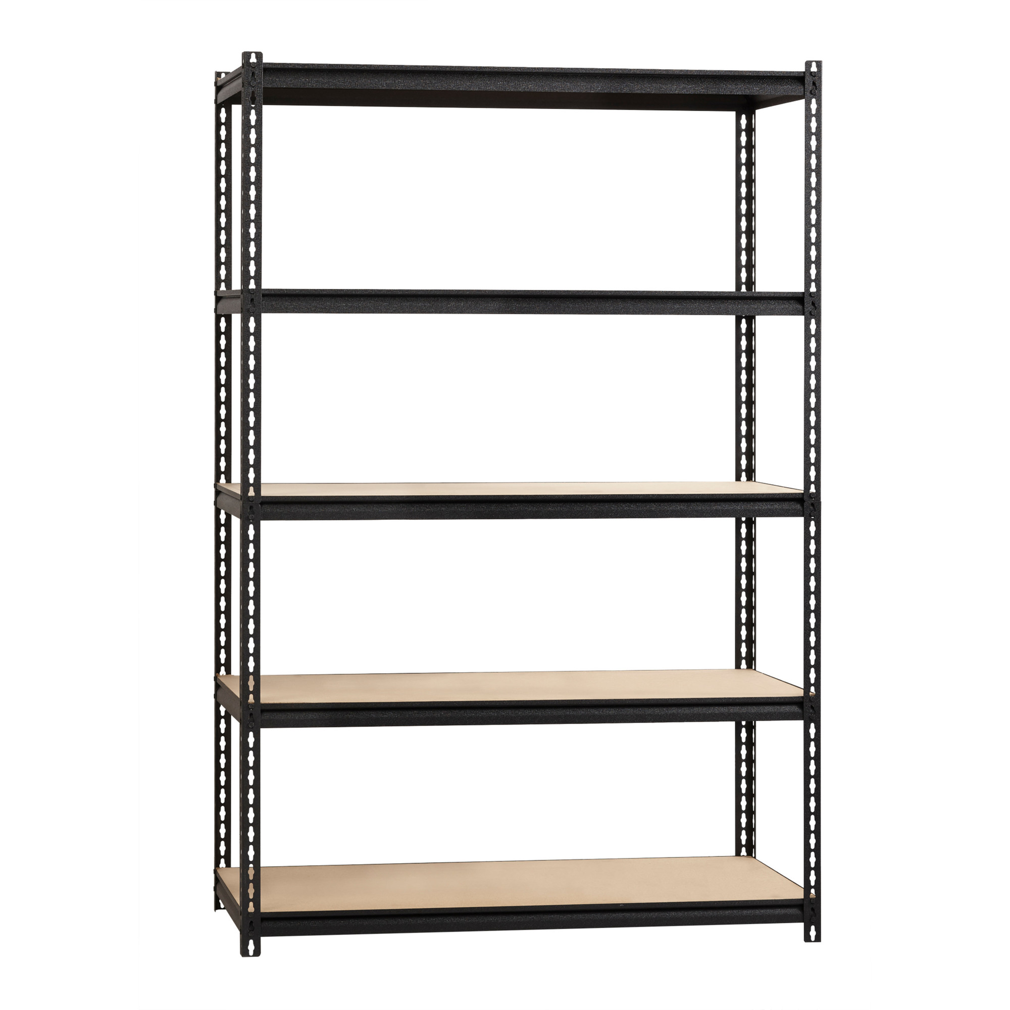 Hirsh Industries, 2300 Riveted Steel Shelving, 5-Shelf Unit, Width 48 ...