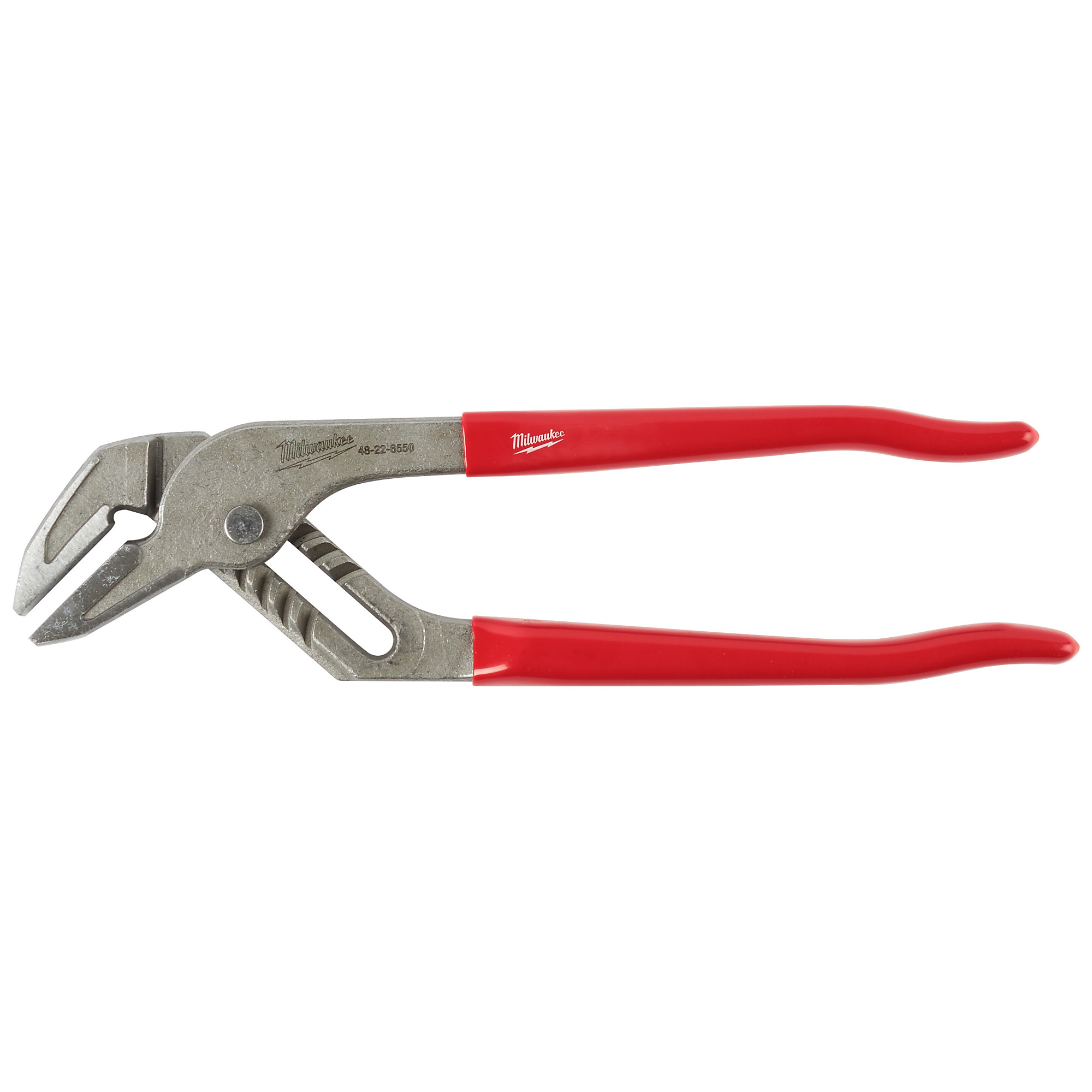 Milwaukee, 10in. Smooth Jaw Pliers, Pieces (qty.) 1, Material Metal, Jaw Capacity 2 in, Model# 48-22-6550