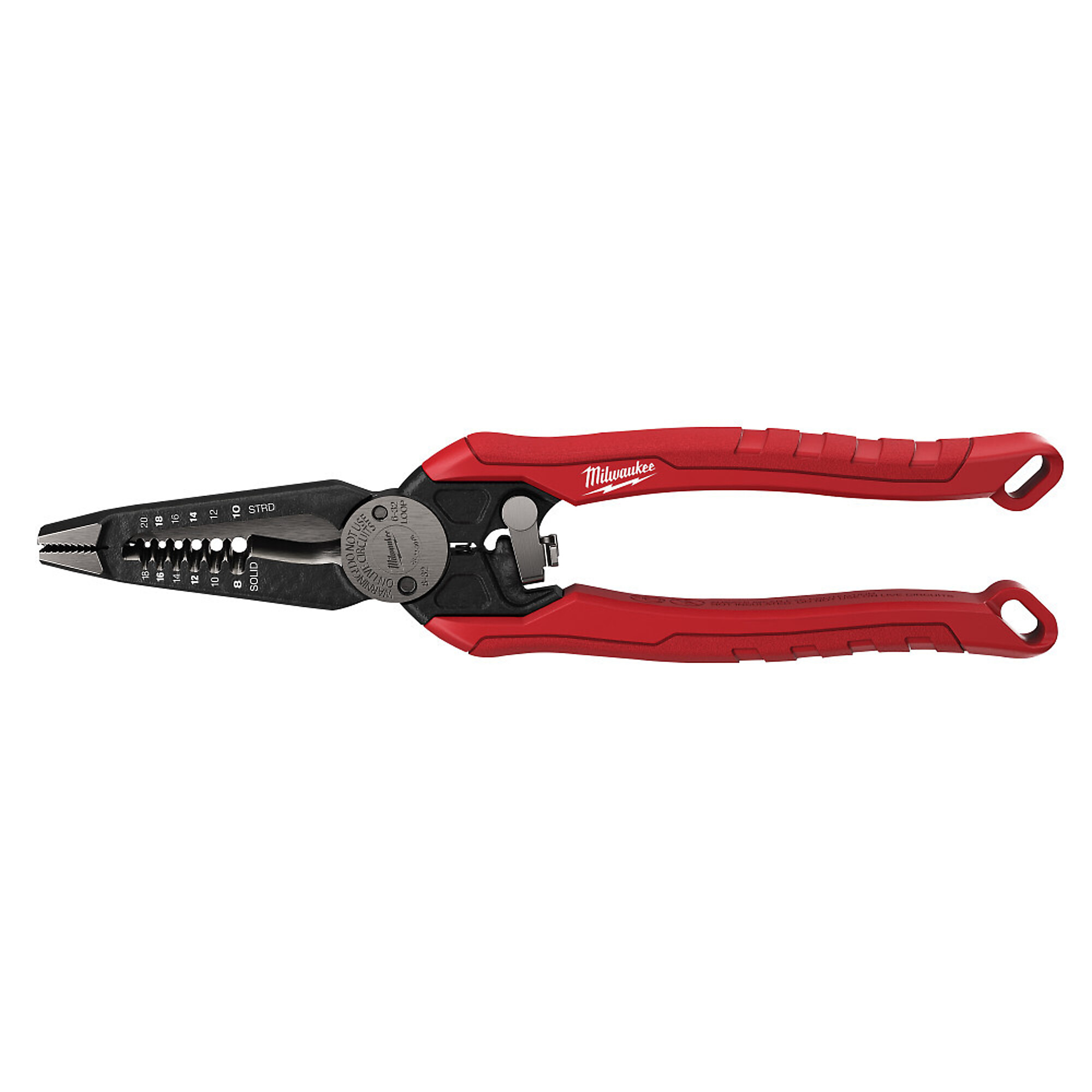 Milwaukee 7-in-1 High-Leverage Combination Pliers, Steel, Model# 48-22-3078