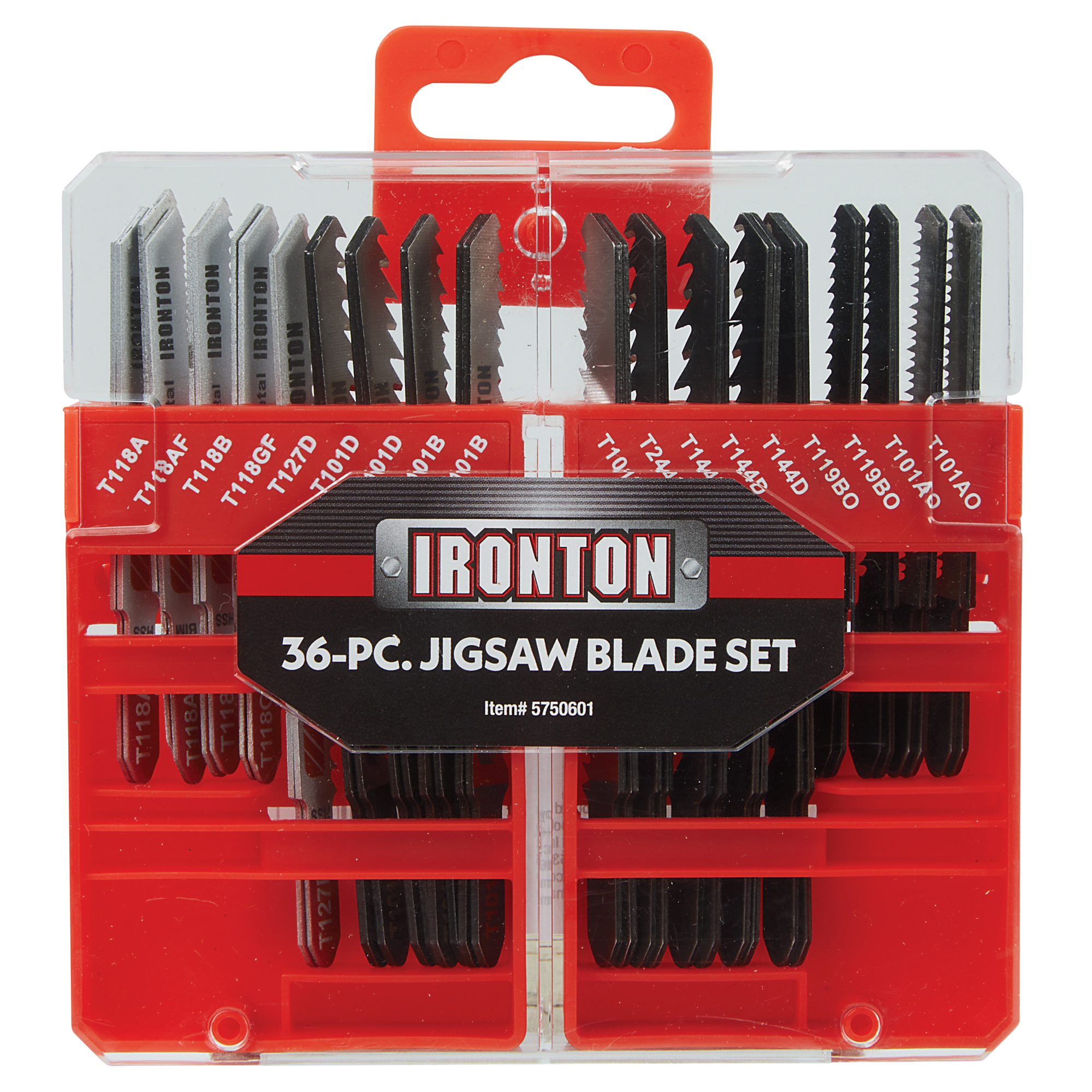 Ironton 36-Pc. Jigsaw Blade Set, Model# DF230625-2