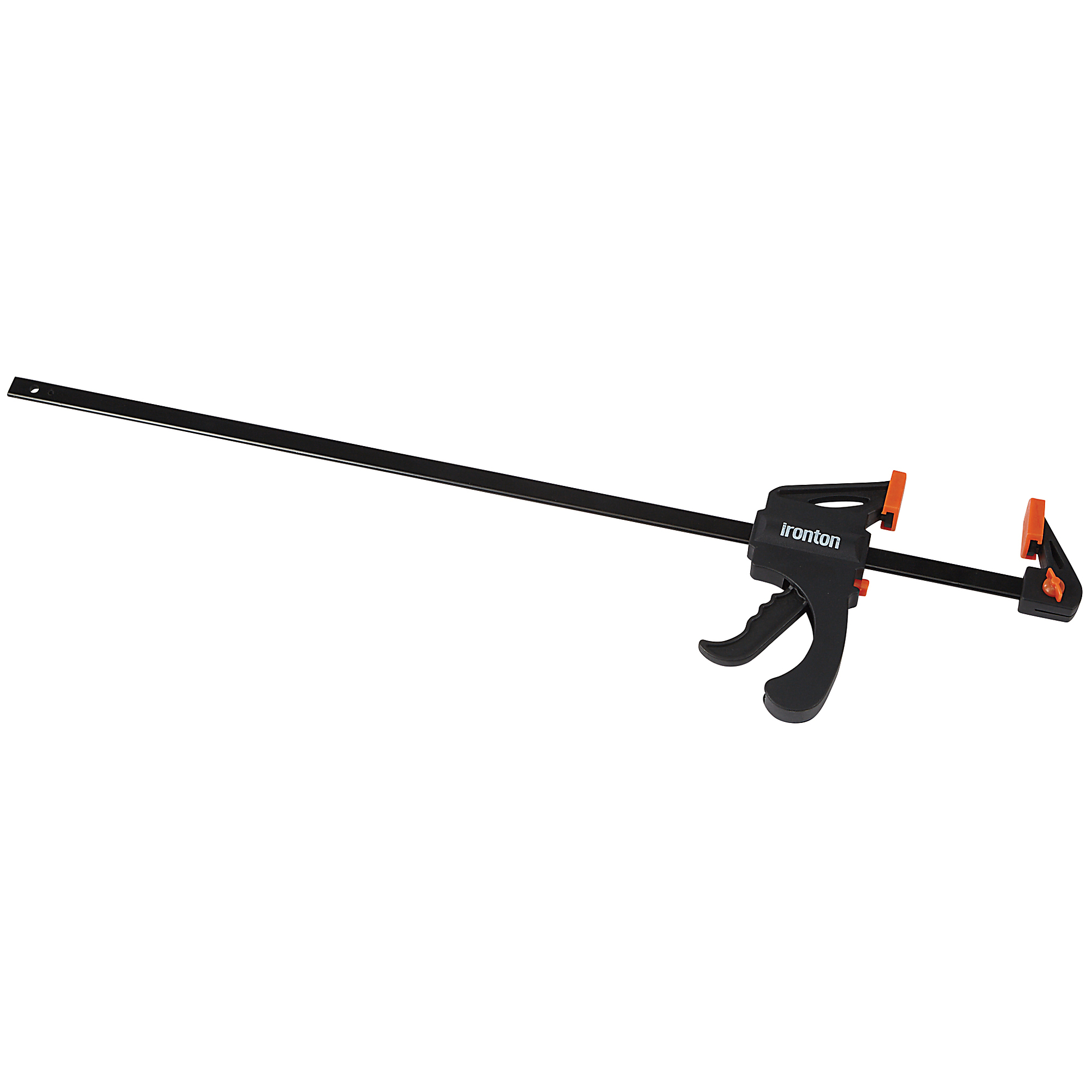 Ironton 24in. Ratcheting Bar Clamp/Spreader, 490-Lb. Clamping Pressure, 23.6in. Opening
