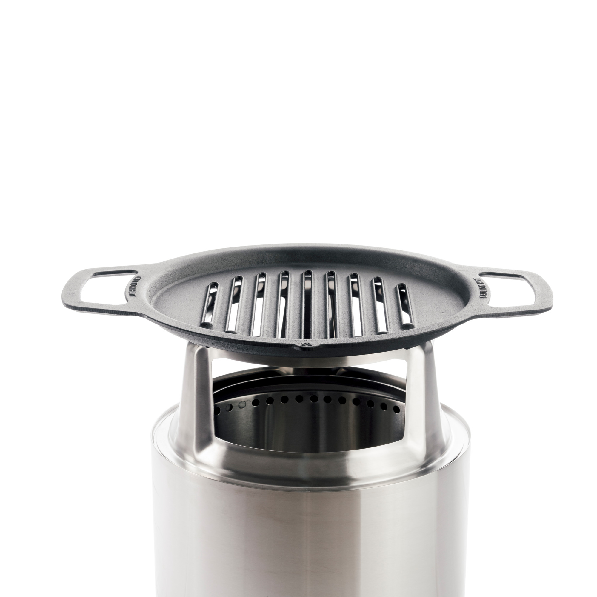 Solo Stove Ranger Cooking Bundle - Cast Iron, Wide Grates, Even Heating, Model# SSRAN-COOKING-BUNDLE