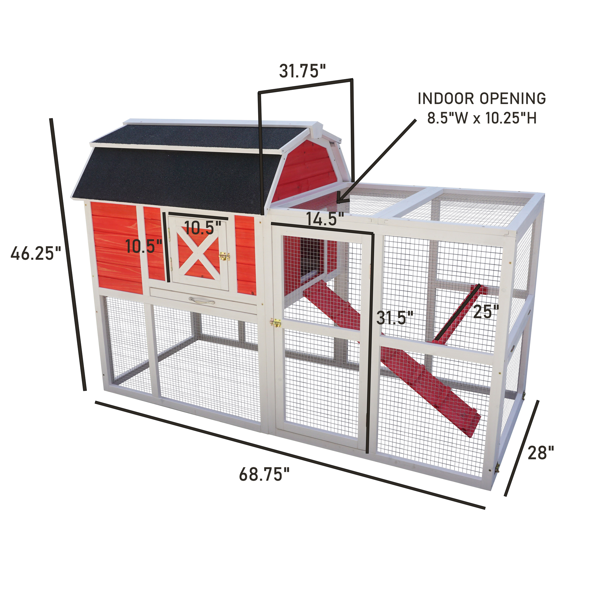 Merry Products, Big Farm Chicken Coop, Model PTH1220020612 Northern Tool
