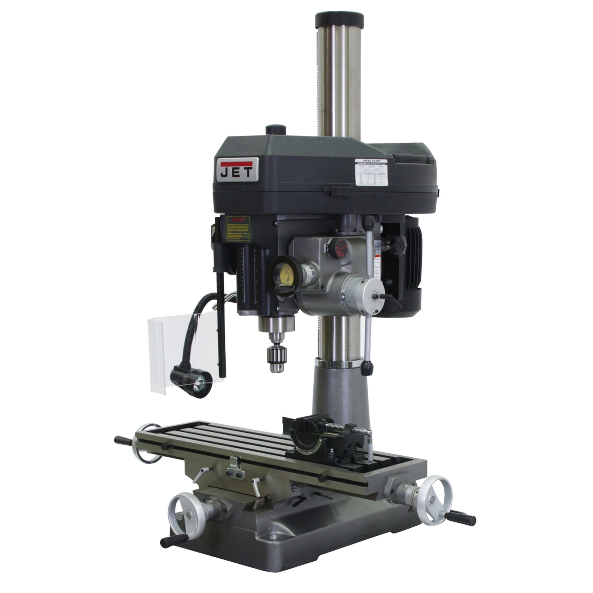 JET, Mill/Drill, Horsepower 2 HP, Volts Multi, Model# JMD-18PFN