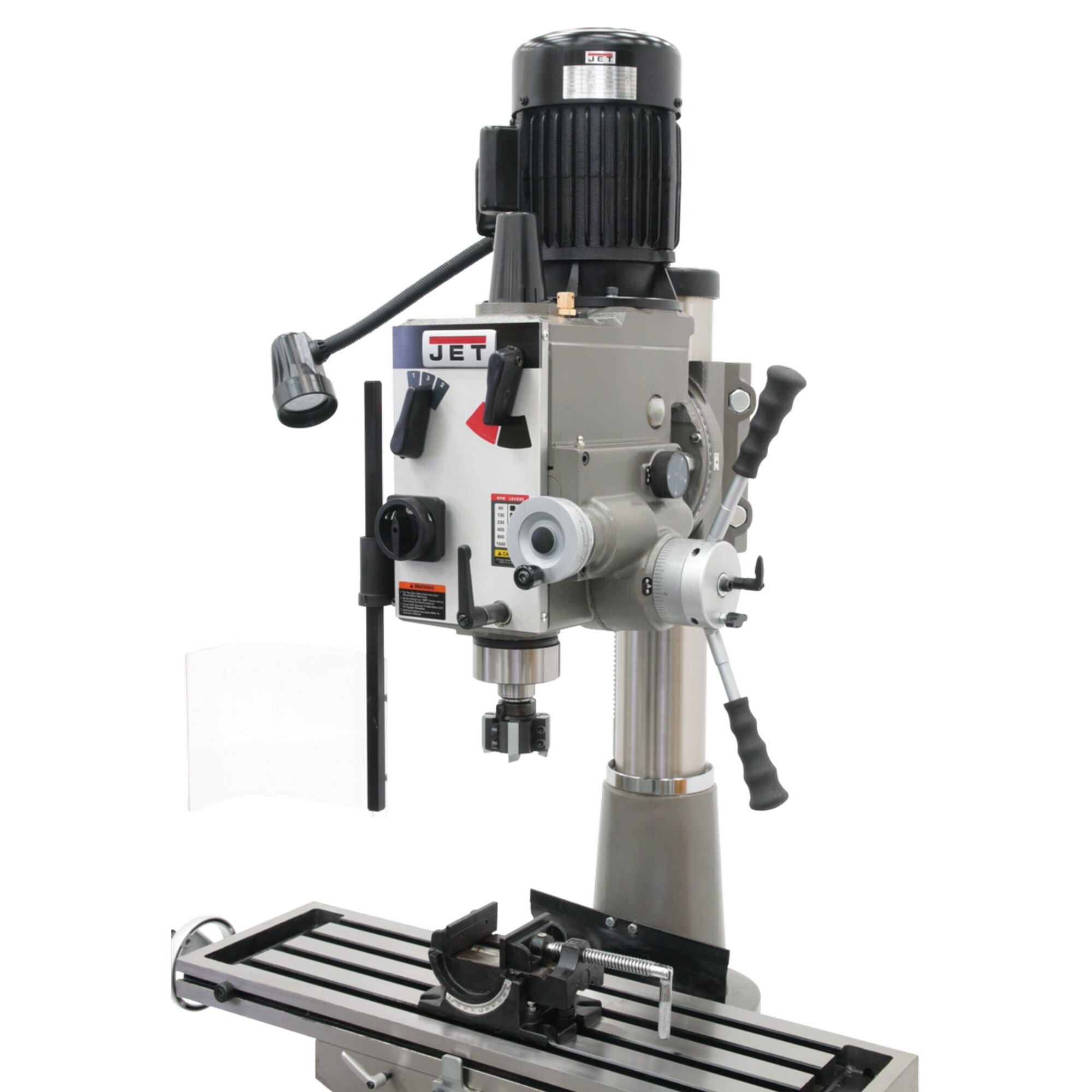 JET, Mill/Drill, Horsepower 1.5 HP, Volts Multi, Model# JMD-40GHPF