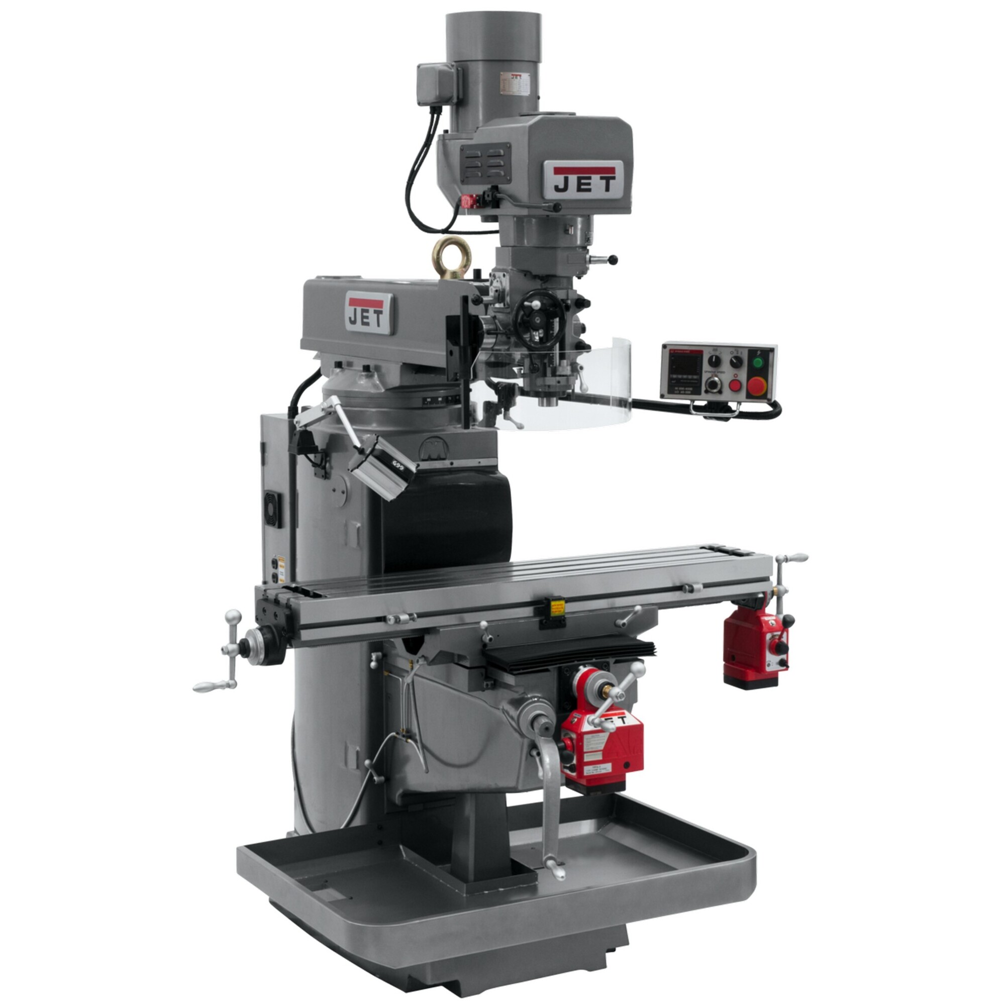 JET Electronic Variable Speed Milling Machine - 3 HP, 230 Volts, 10in ...
