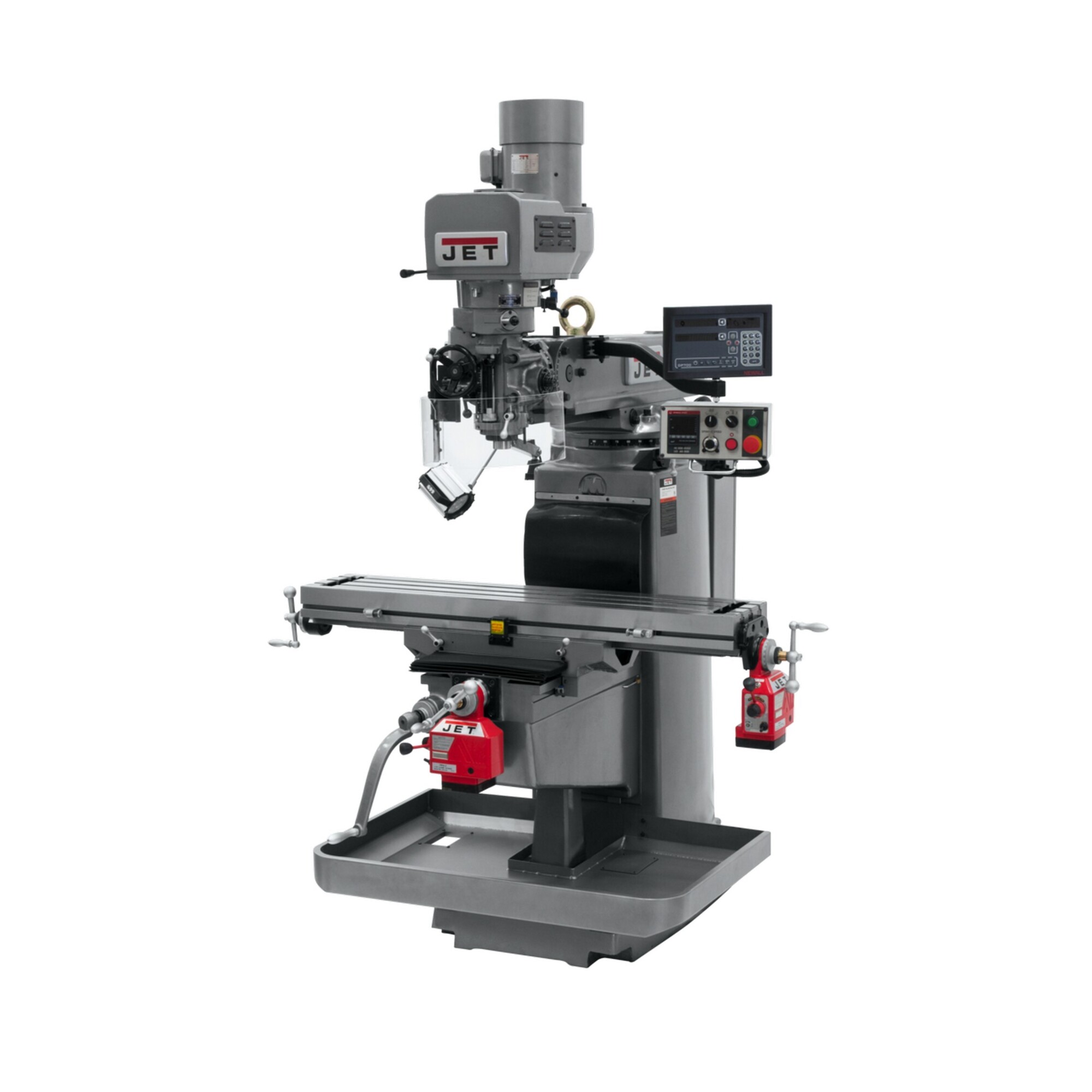 JET, Milling Machine, Horsepower 3 HP, Volts 230 Model# JTM-1050EVS2 ...