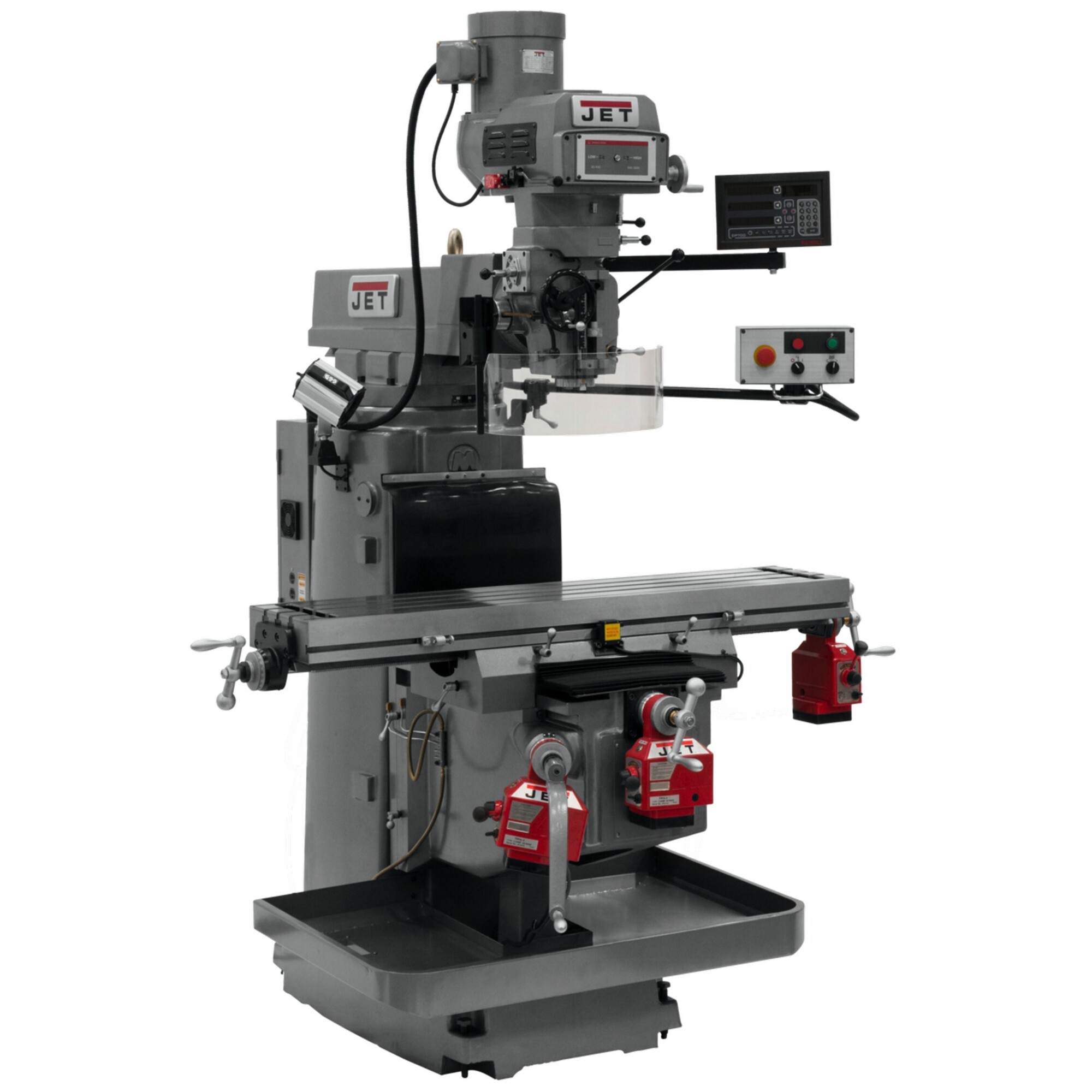 JET, Milling Machine, Horsepower 5 HP, Volts Multi, Model# JTM-1254VS ...