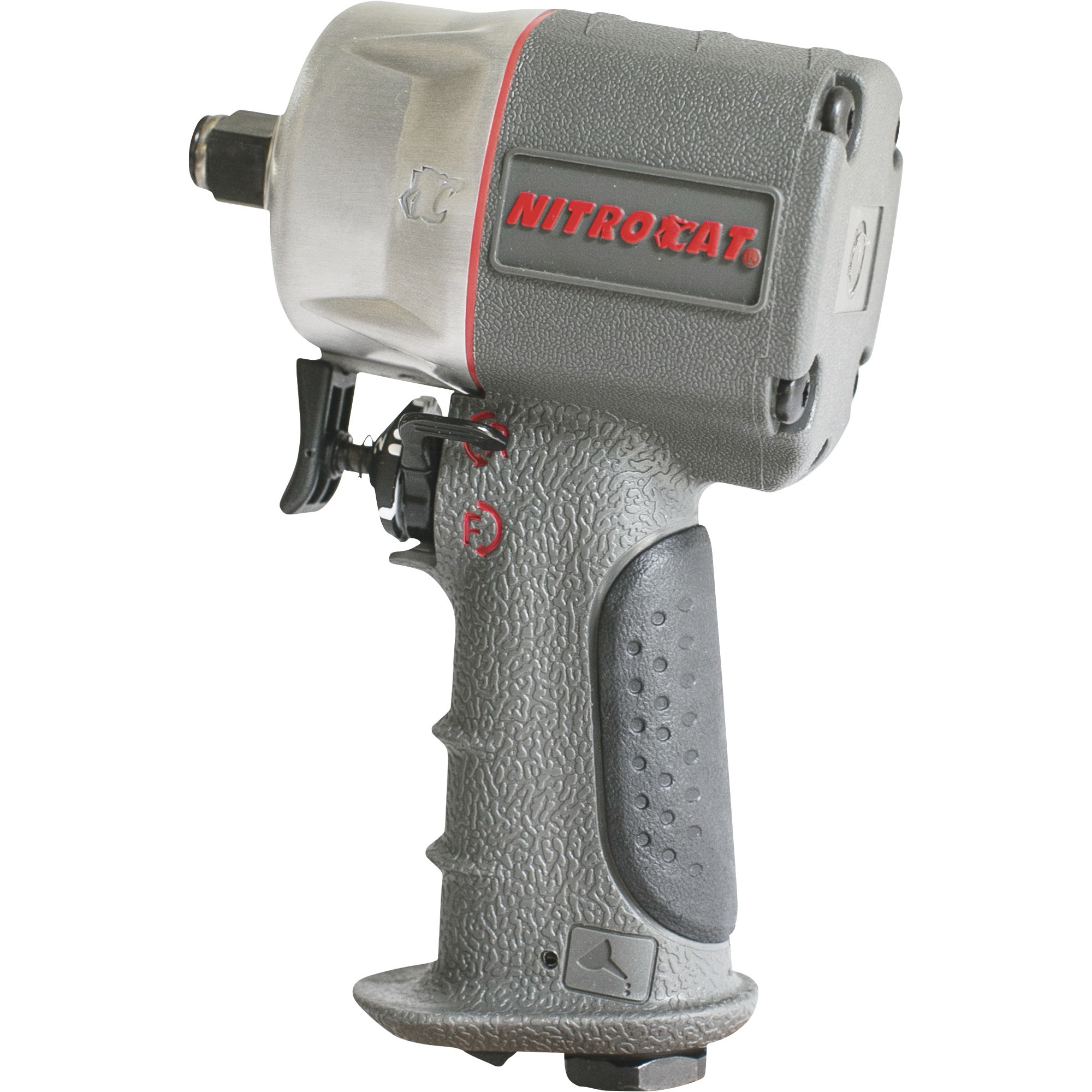 NITROCAT Composite Compact Air Impact Wrench, 1/2in. Drive, 550 Ft./Lbs. Torque, Kevlar Housing, Model# 1056-XL