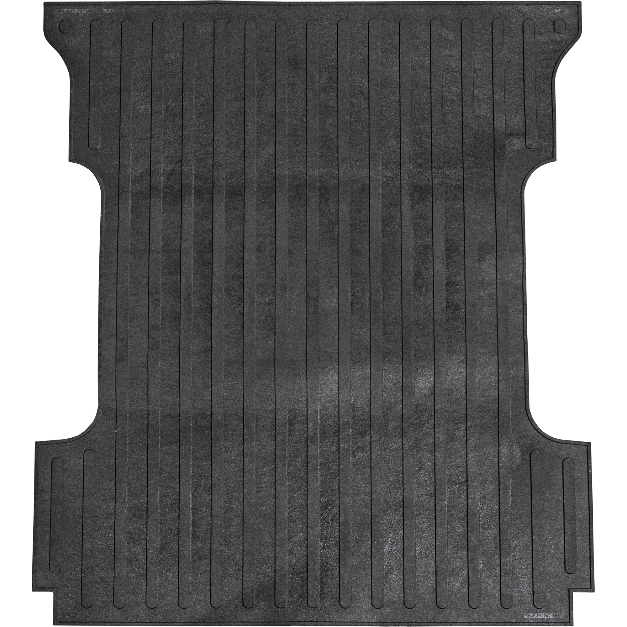 Boomerang Rubber, Ford Ranger, Year 2019+, Bed Mat, Standard Bed, 6ft. Long, Primary Color Black, Model# TM668BAGGED