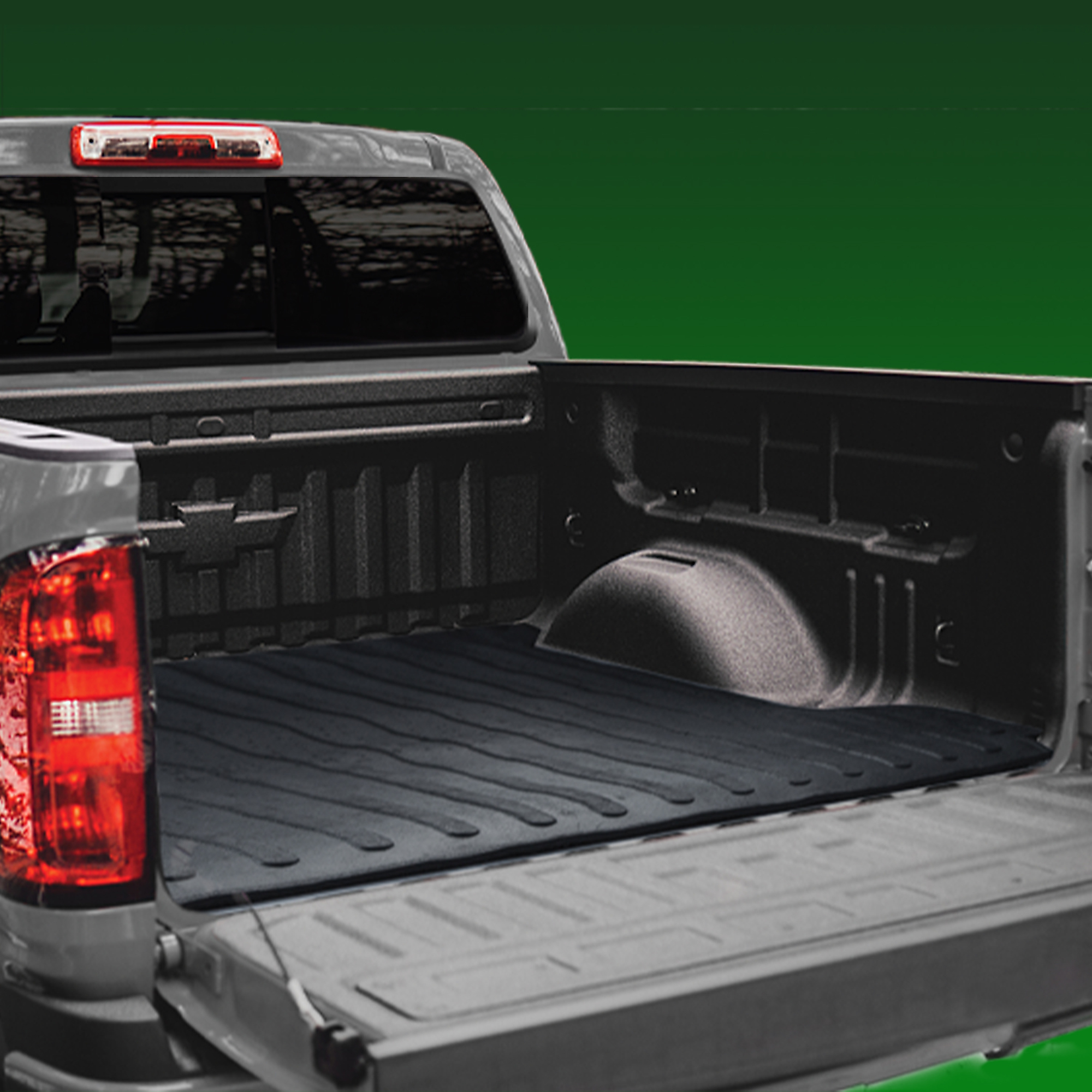 Boomerang Rubber, Chevy/GMC/Sierra 1500-3500 Year 2019+, Bed Mat, 8ft.  Long, Primary Color Black, Model# TM664BAGGED