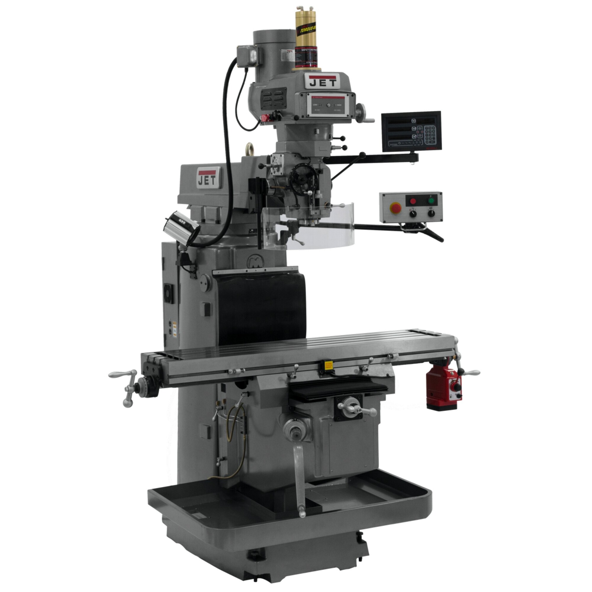 JET, Milling Machine, Horsepower 5 HP, Volts Multi, Model# JTM-1254VS ...