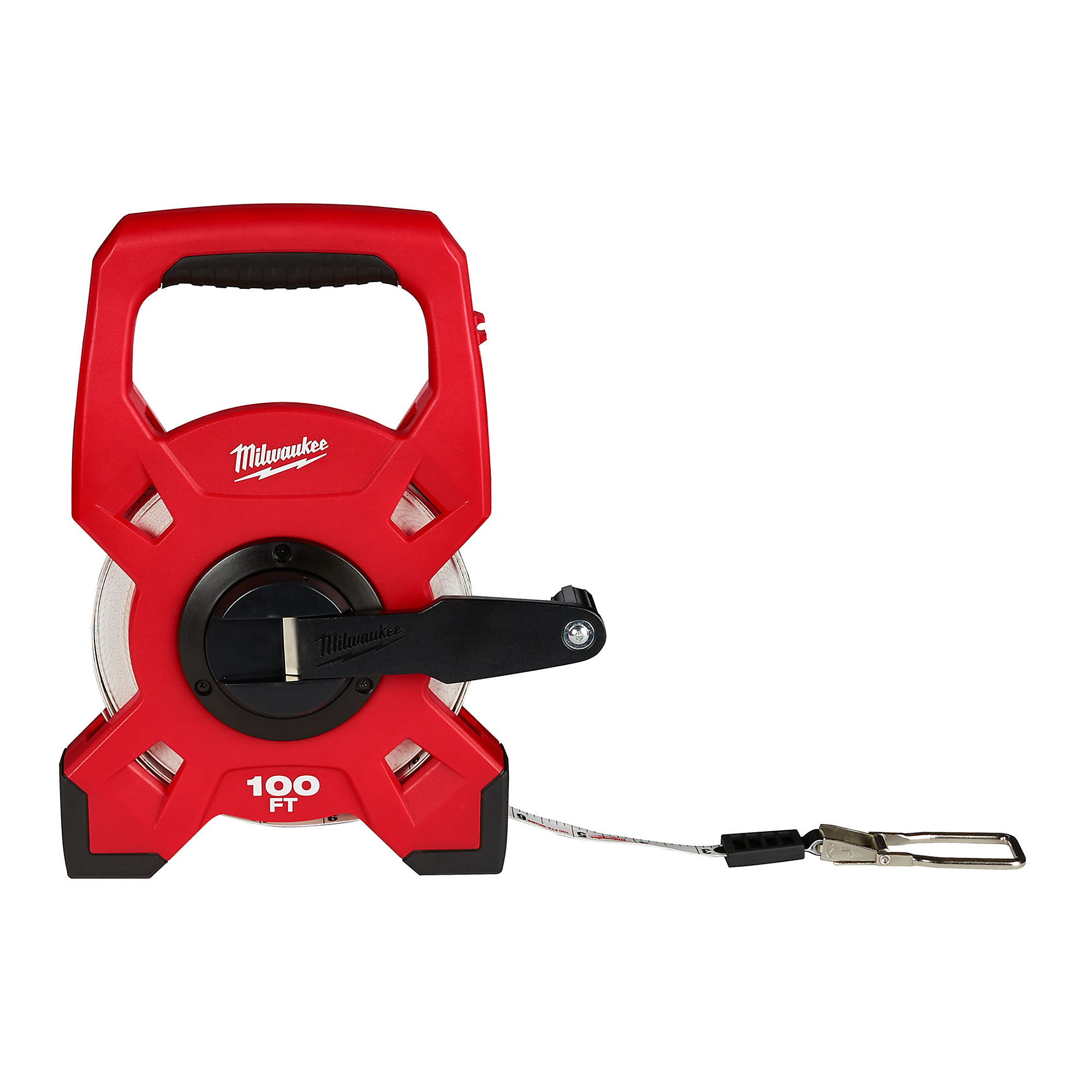 Milwaukee 100ft. Fiberglass Open Reel Long Tape Measure, Model# 48-22-5301
