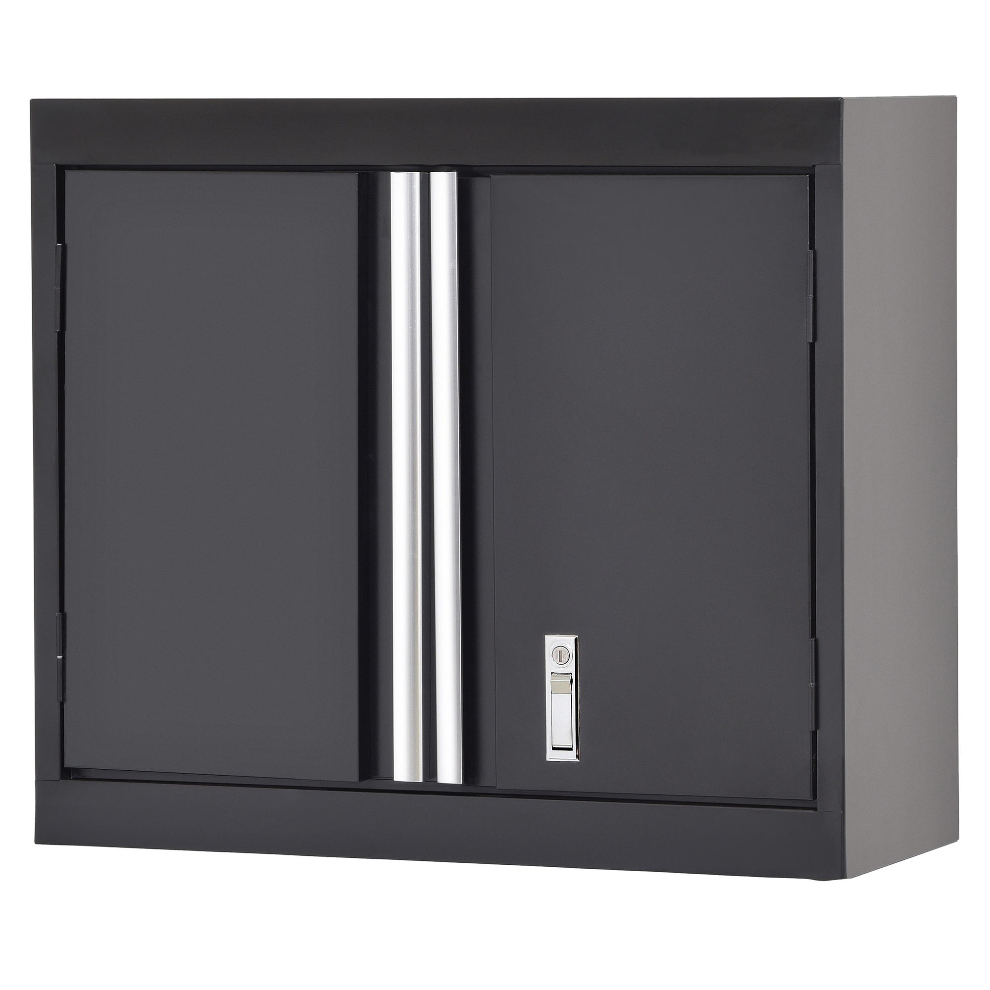 Sandusky Lee Modular Series Wall Cabinet - 30in. x 12in. x 26in., Matte Black, Lockable, Model# MW1F301226-9M