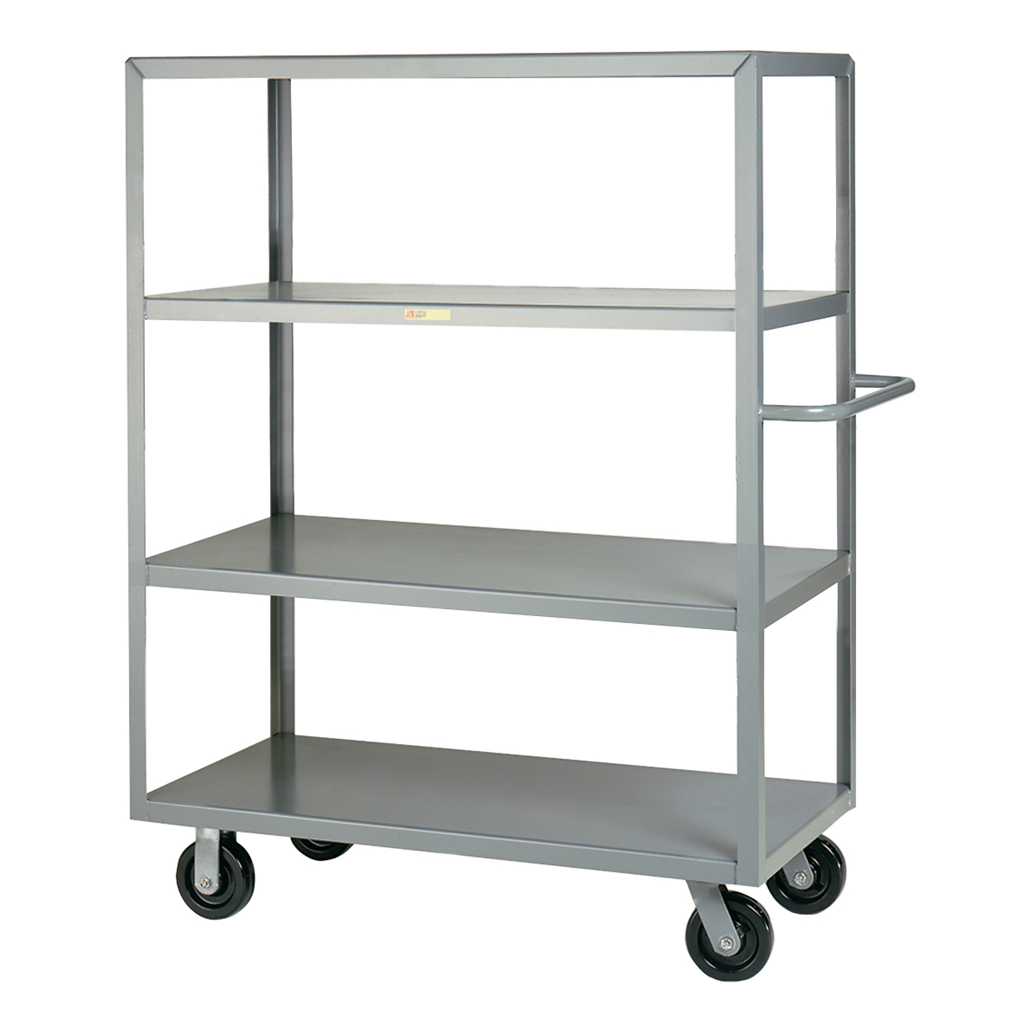 Little Giant Multi-Shelf Truck - 24in. x 48in., 3600-Lb. Capacity, 4 Shelves, Carbon Steel, Model# 4M-2448-6PH