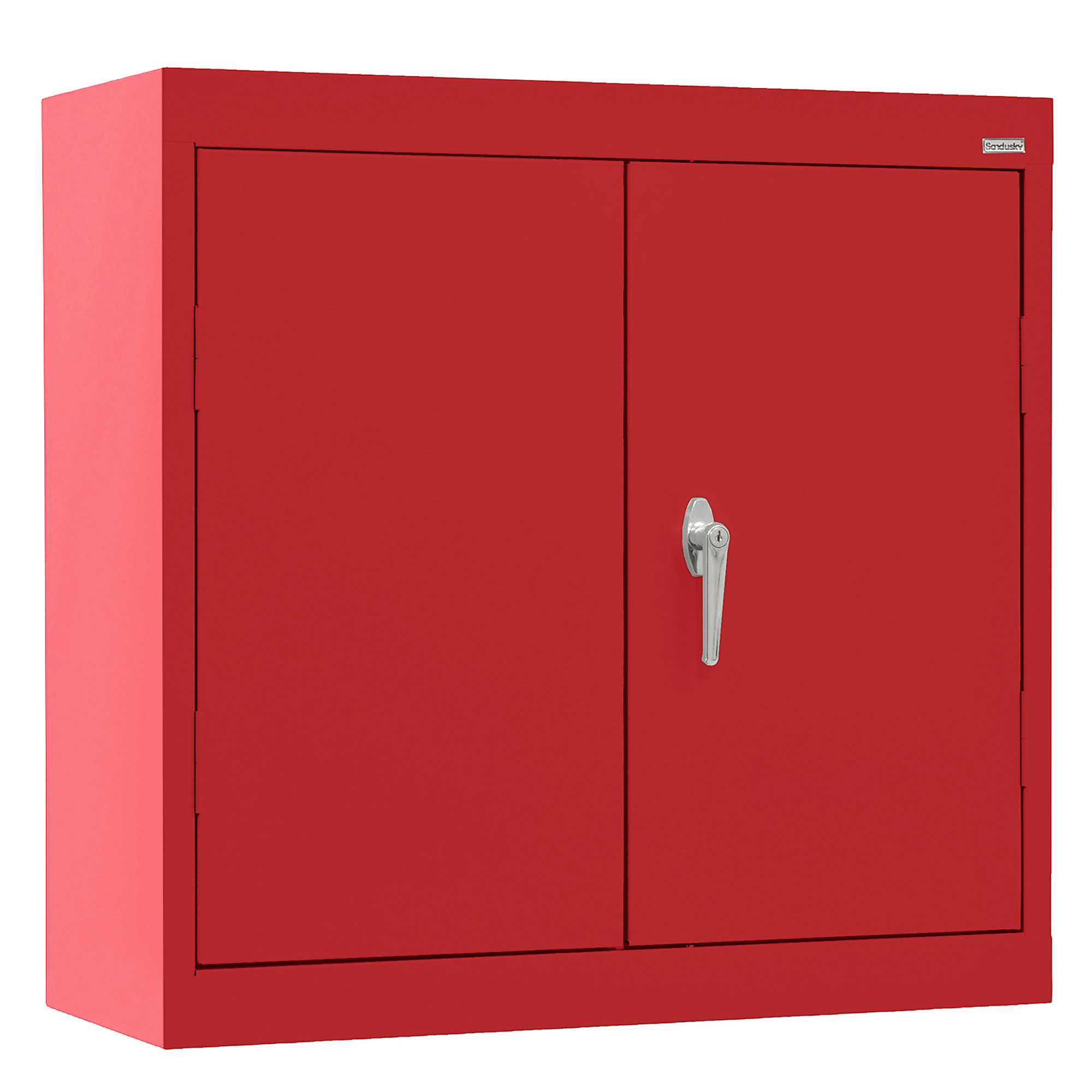 Sandusky Lee Welded Wall Cabinet - 30in. x 12in. x 26in., Red, Lockable, Model# WA11301226-01