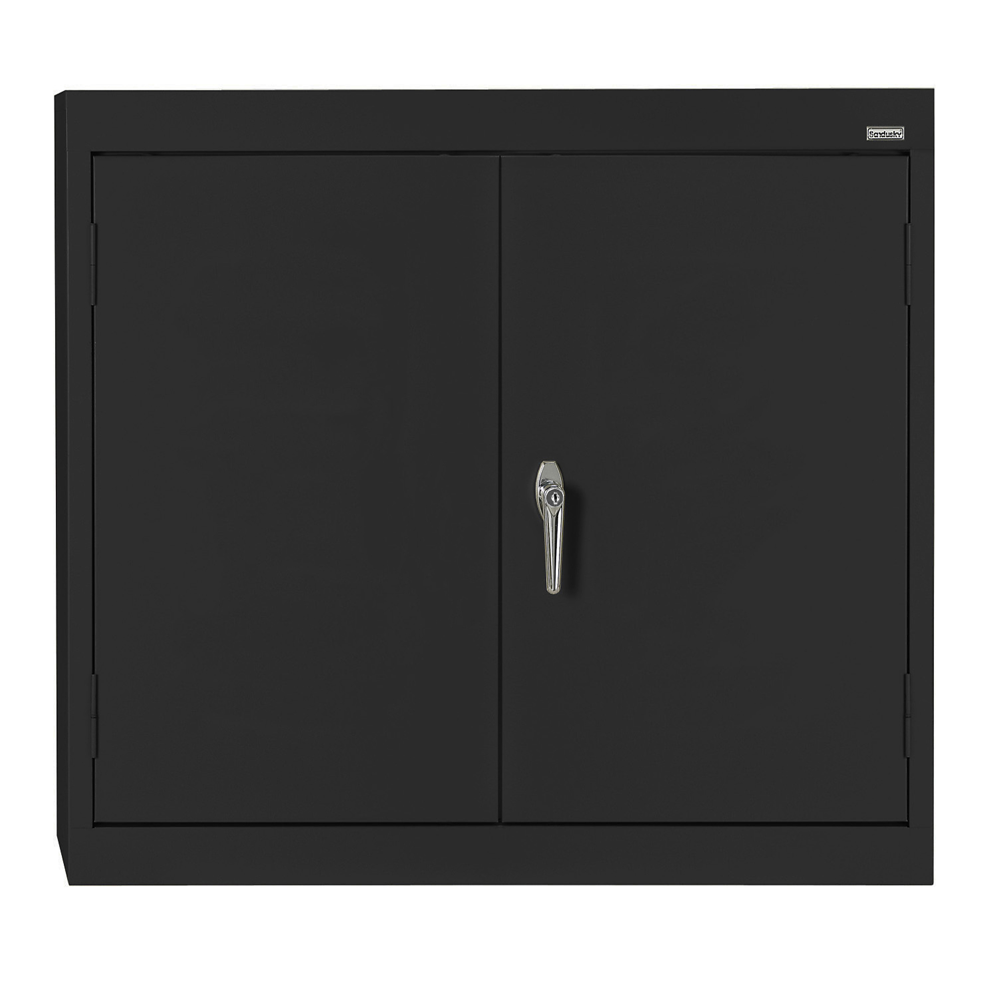 Sandusky Lee Sandusky, Welded Wall Cabinet 30x12x26 Black, Height 26 in ...