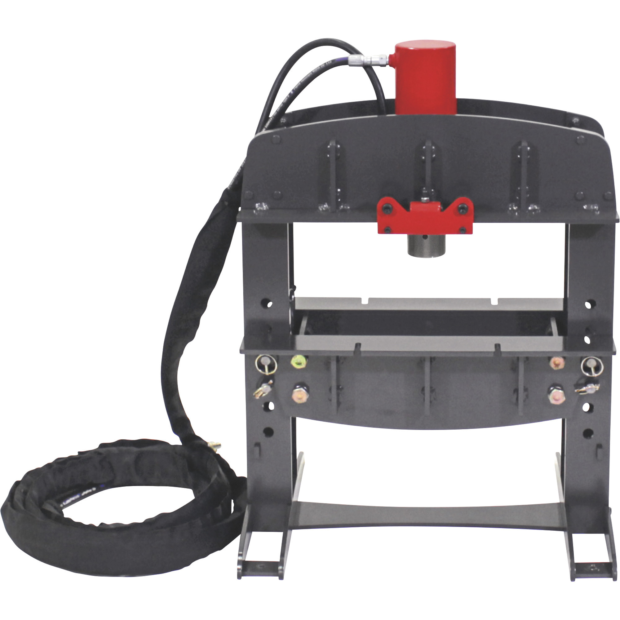 OTC 1834 25-Ton Capacity Shop Press with Air-Driven Hydraulic Pump