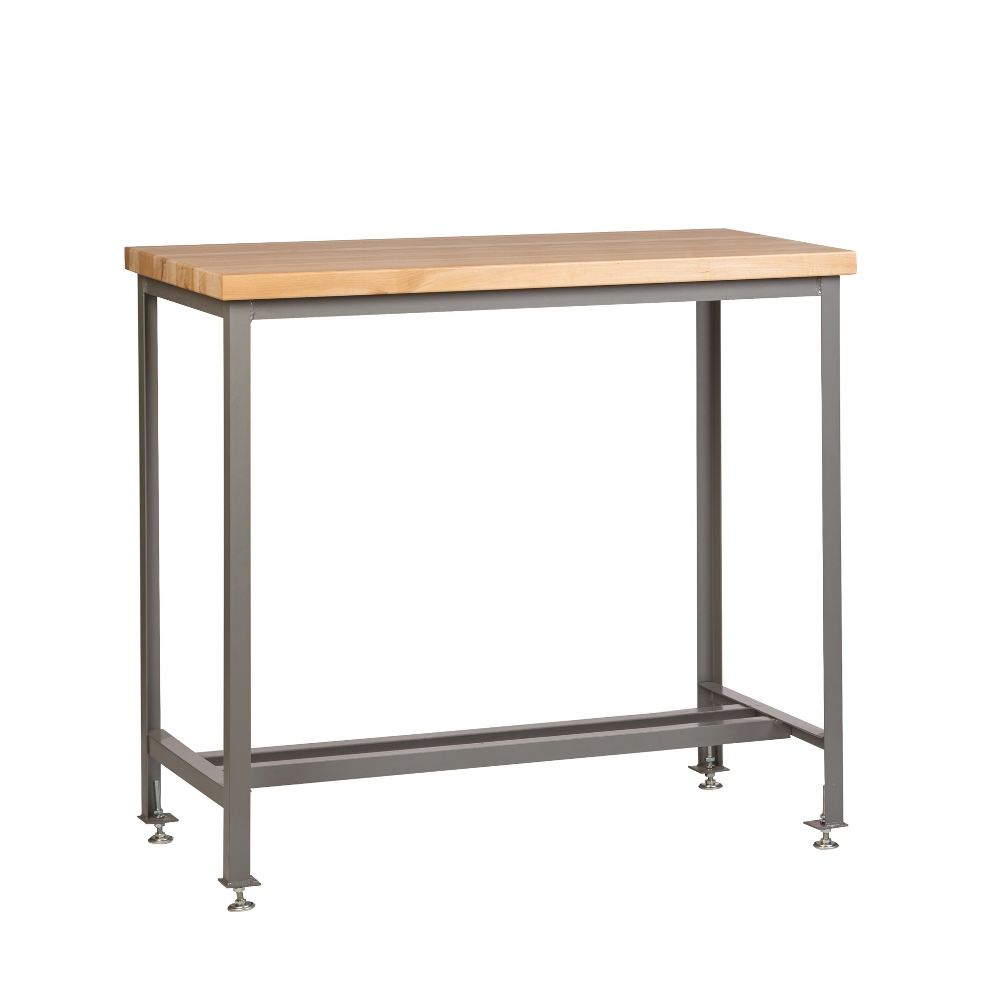 Little Giant Counter Height Work Table - 24in. x 48in., Butcher Block Top, 2000-Lb. Capacity, Model# WT1-2448-LL-42