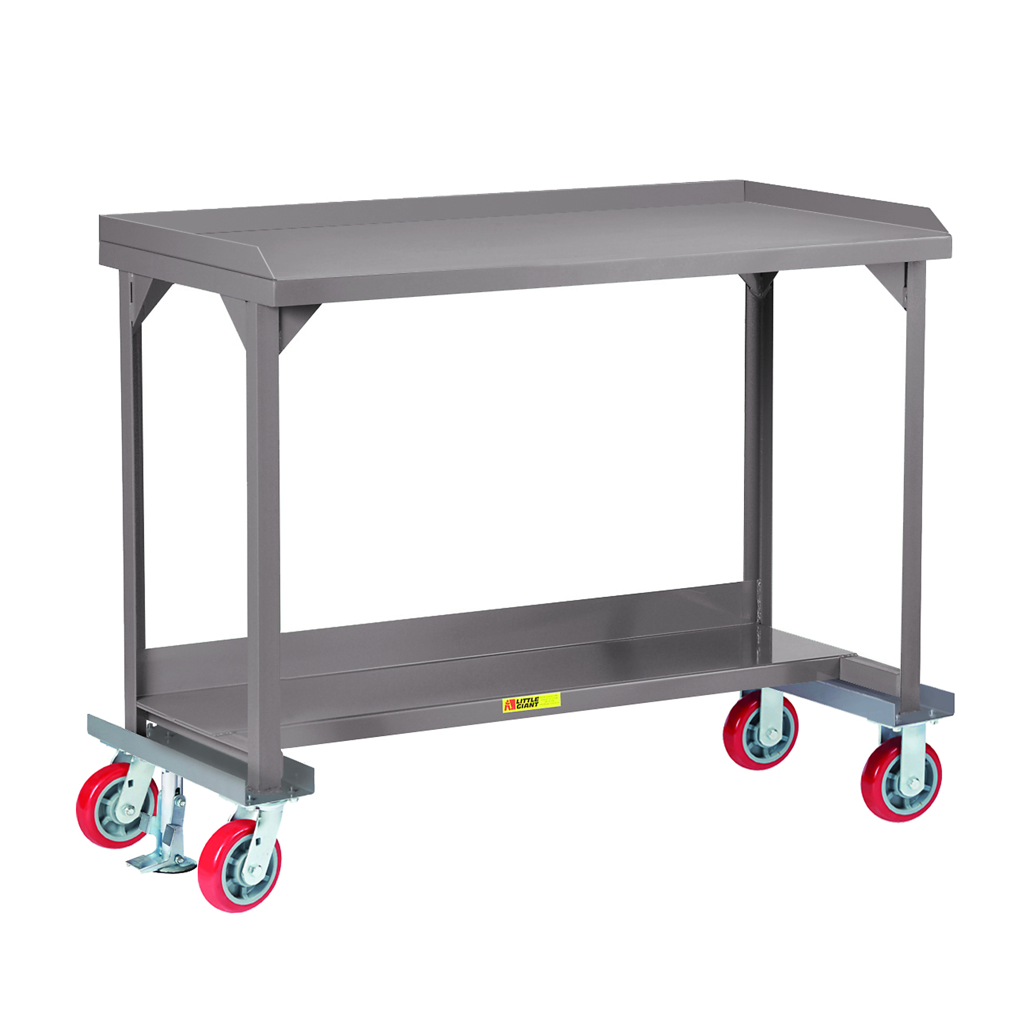 Little Giant Mobile Workbench - 24in. x 60in., 6in. Poly Wheels, 3600-Lb. Capacity, Model# WSL2-2460-6PYFL