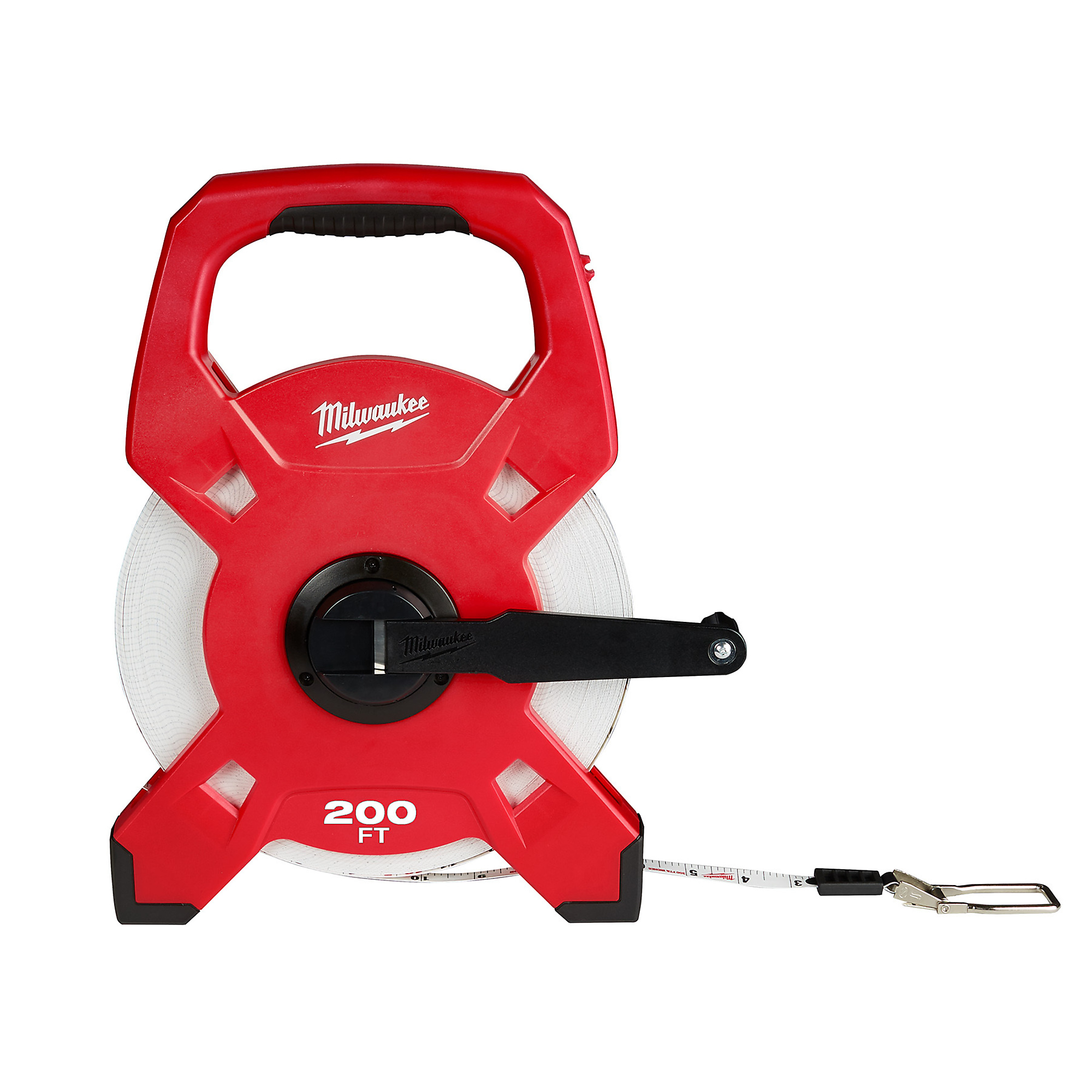 Milwaukee 200ft. Fiberglass Open Reel Long Tape Measure, Model# 48-22-5302