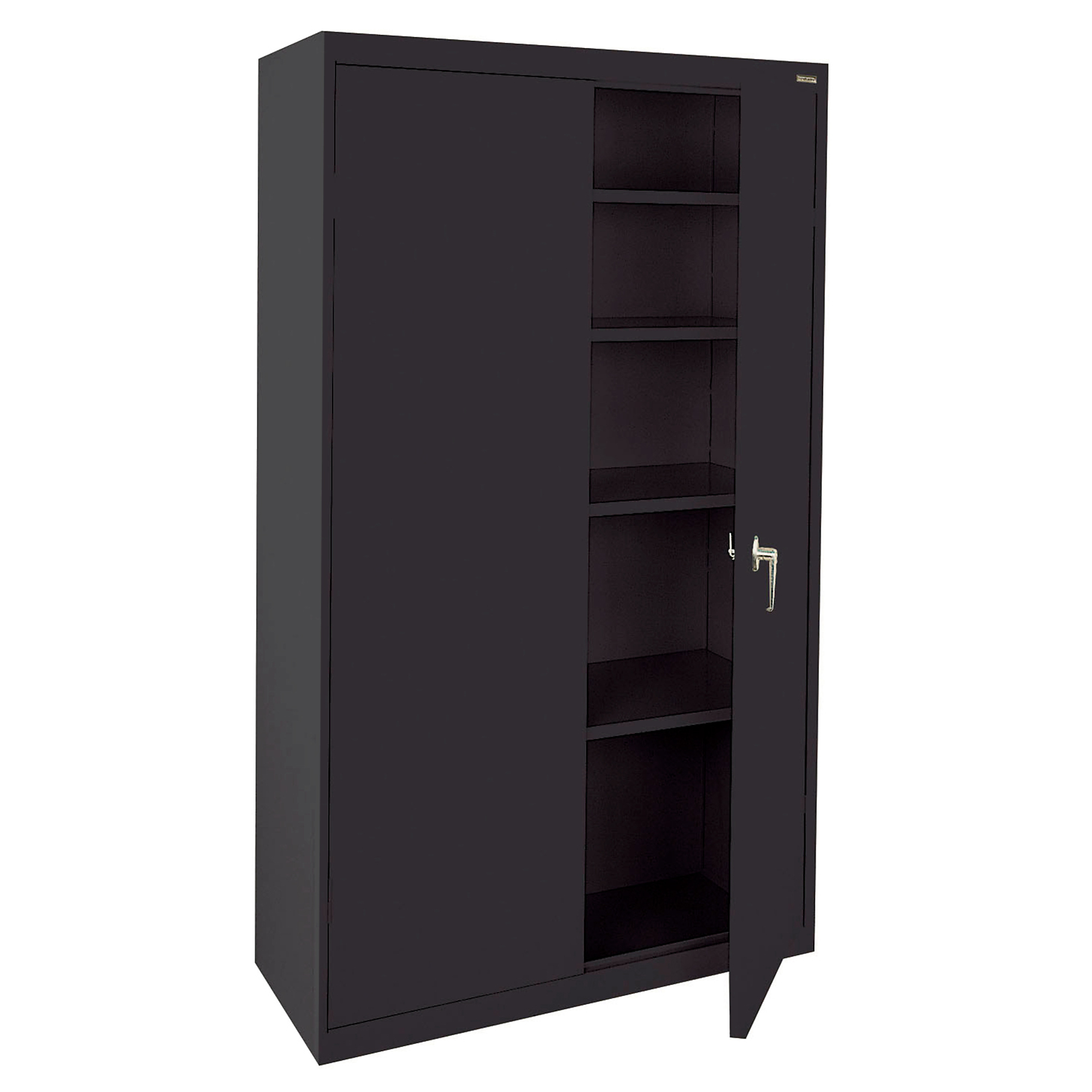 Sandusky Lee Value Line Cabinet - 36in. x 18in. x 72in., Black, Locking, Steel, Model# VF41361872-09