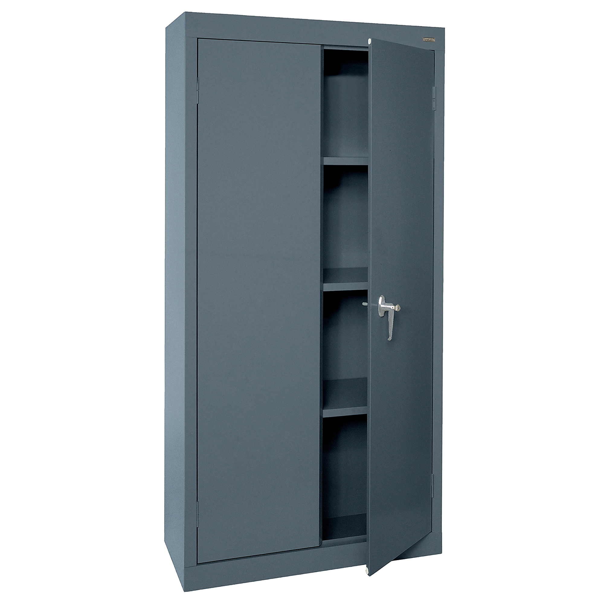 Sandusky Lee Value Line Cabinet - 30in. x 18in. x 72in., Charcoal, Steel, Locking Handle, Model# VF31301872-02