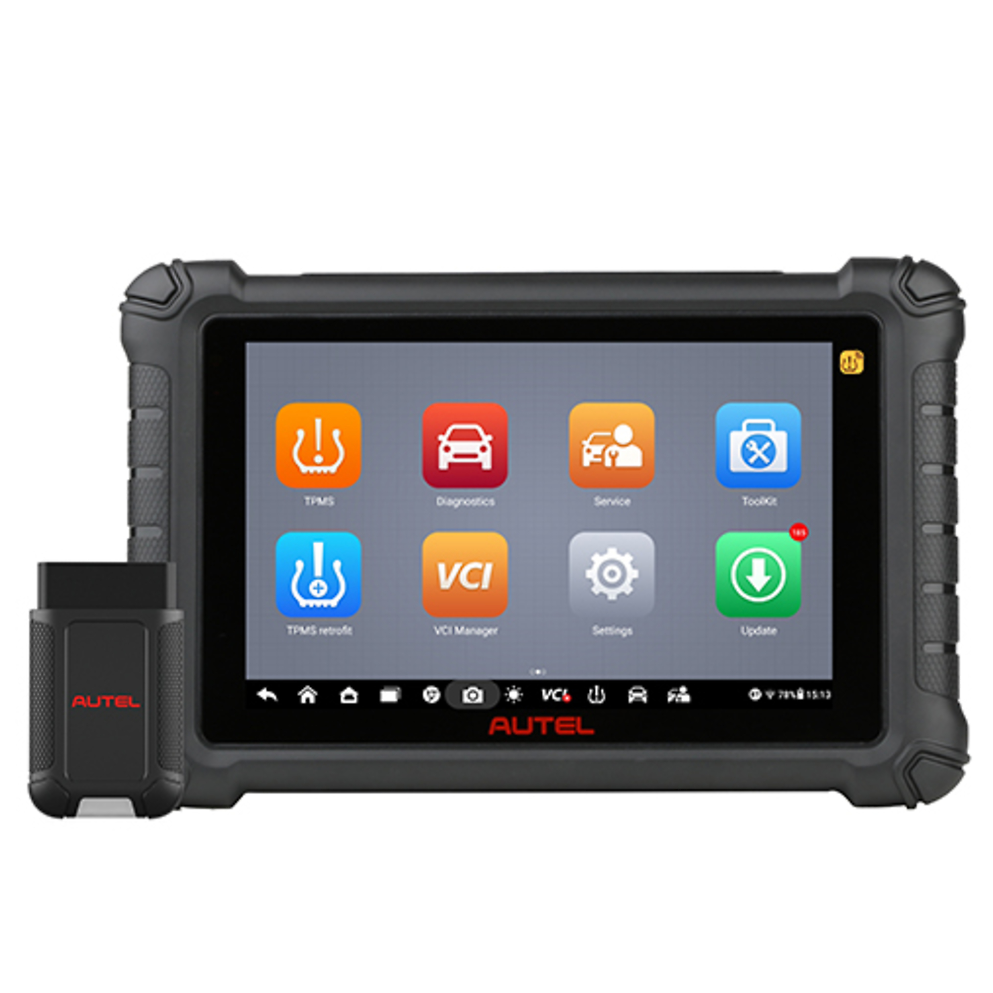 Autel MaxiTPMS Tablet — 8in. Touchscreen, Wireless, TPMS Diagnostics & Services, Model# TS900