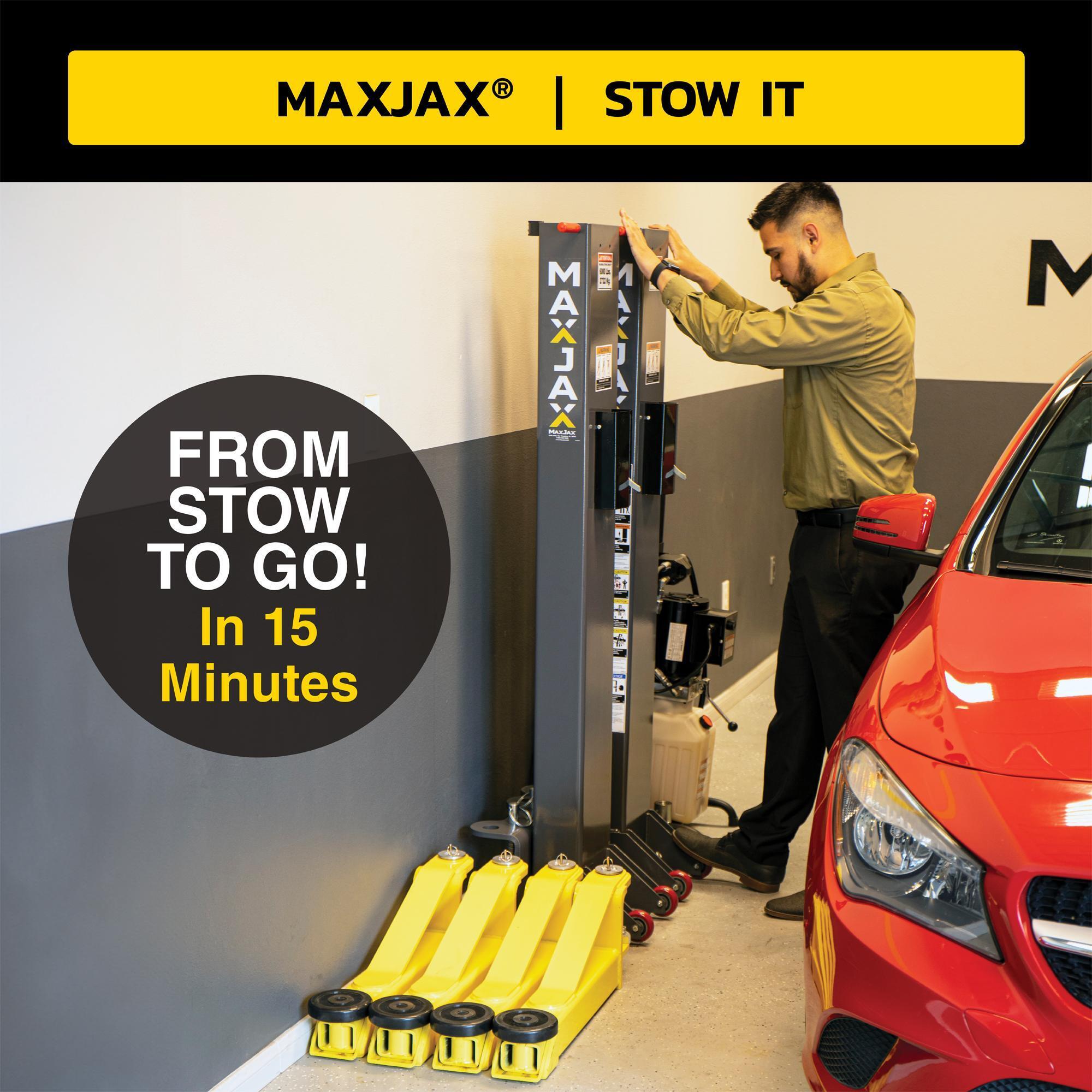 MaxJax, 7000 lbs. Capacity MaxJax Two Post Lift, Capacity 7000 lb