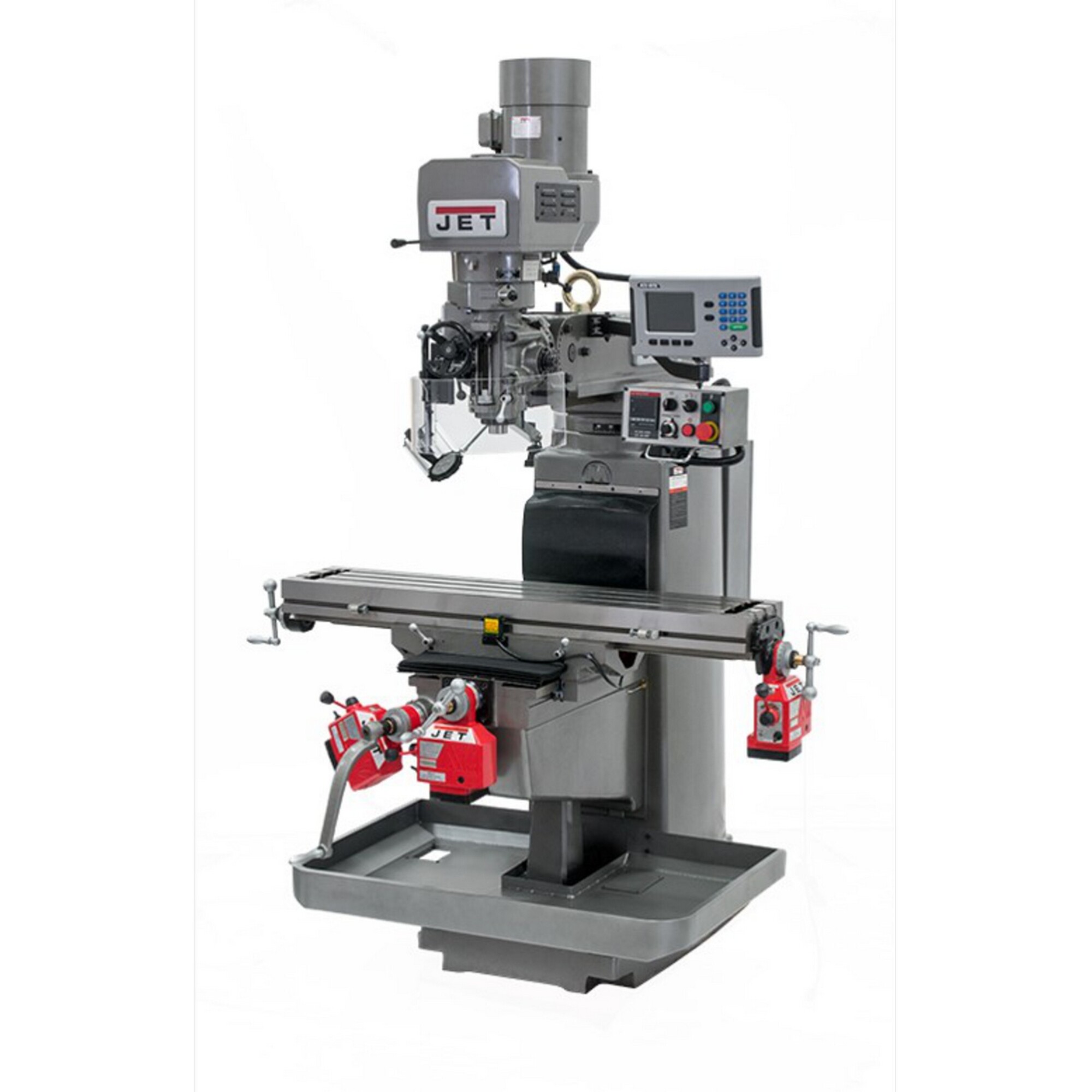 JET, Milling Machine, Horsepower 3 HP, Volts 230 Model# JTM-1050EVS2 ...