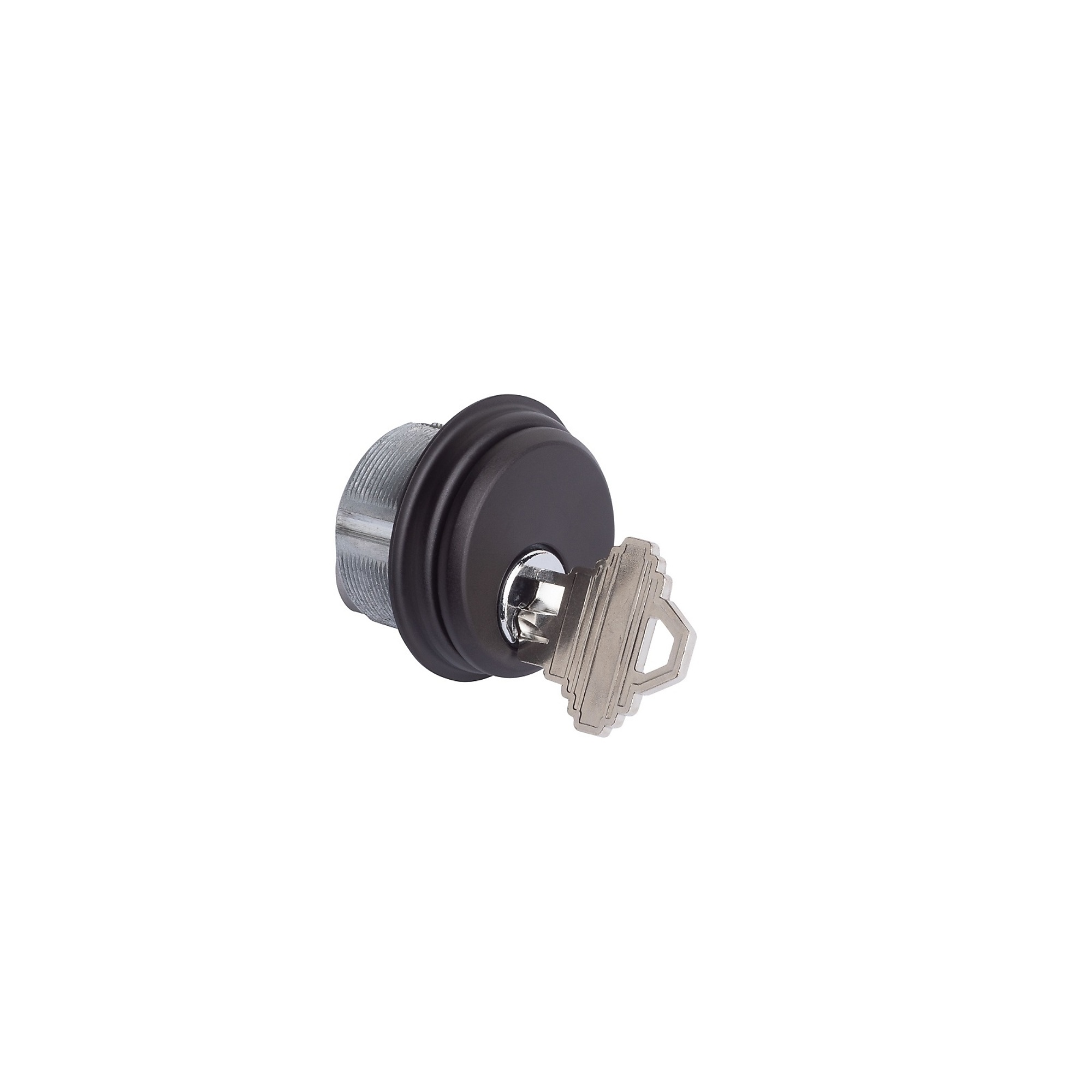 Global Door Controls Zinc Mortise Lock Cylinder — 1-5/32in., Keyed Different, 5-Pin Schlage "C" Keyway, Duronodic, Model# TH1100-ZCX1DU