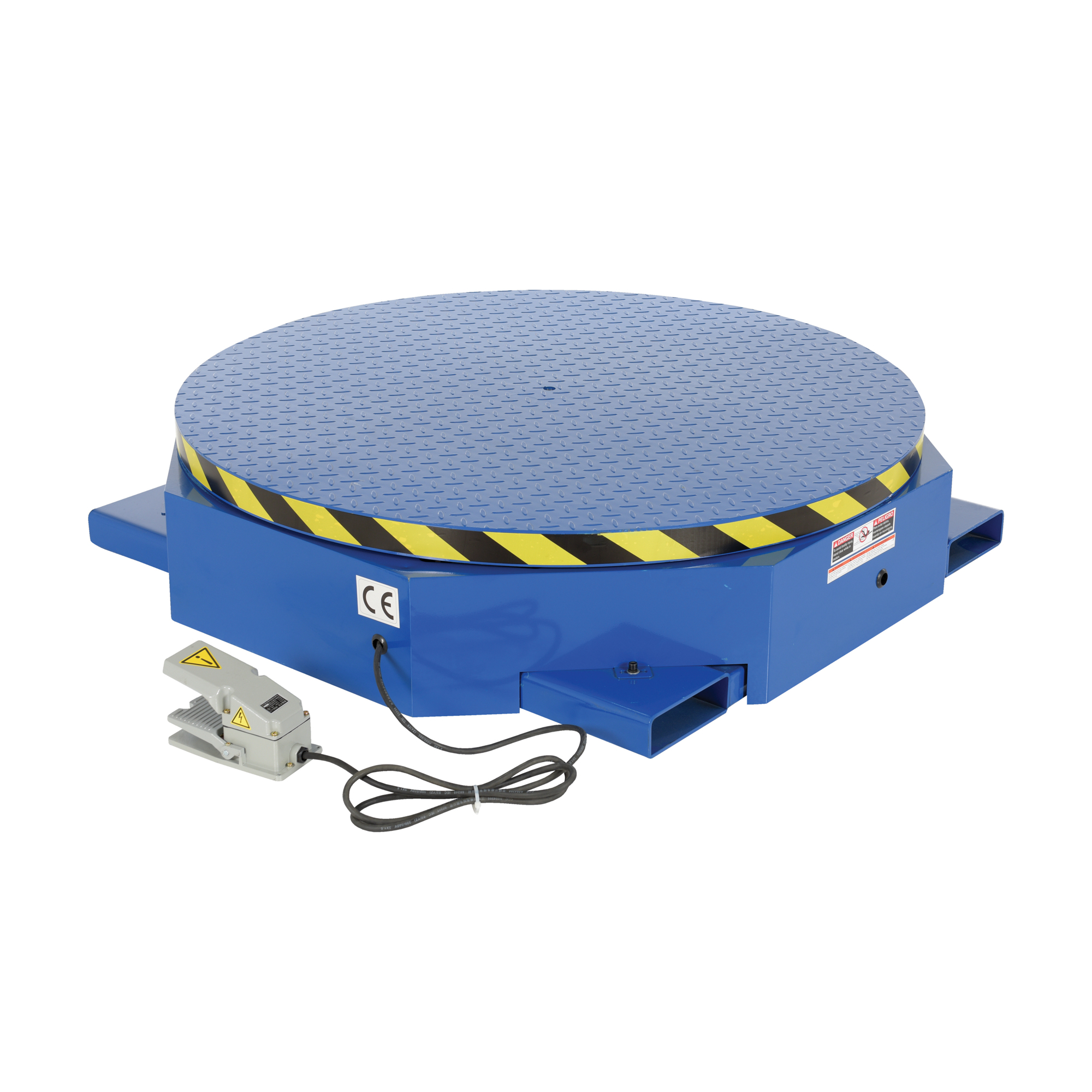 Vestil Stand-Alone Powered Carousel - 48in. dia., 3000-Lb. Capacity, Steel, Model# STPC-WH