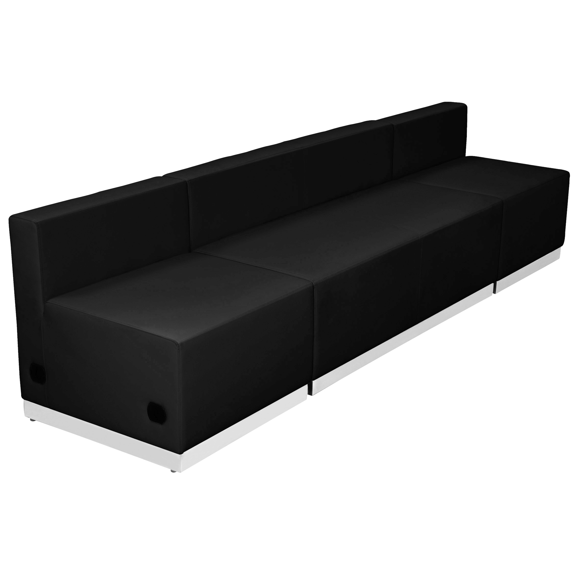 Flash Furniture, 3 PC Black LeatherSoft Reception Configuration, Included (qty.) 3 Model# ZB803680SBK