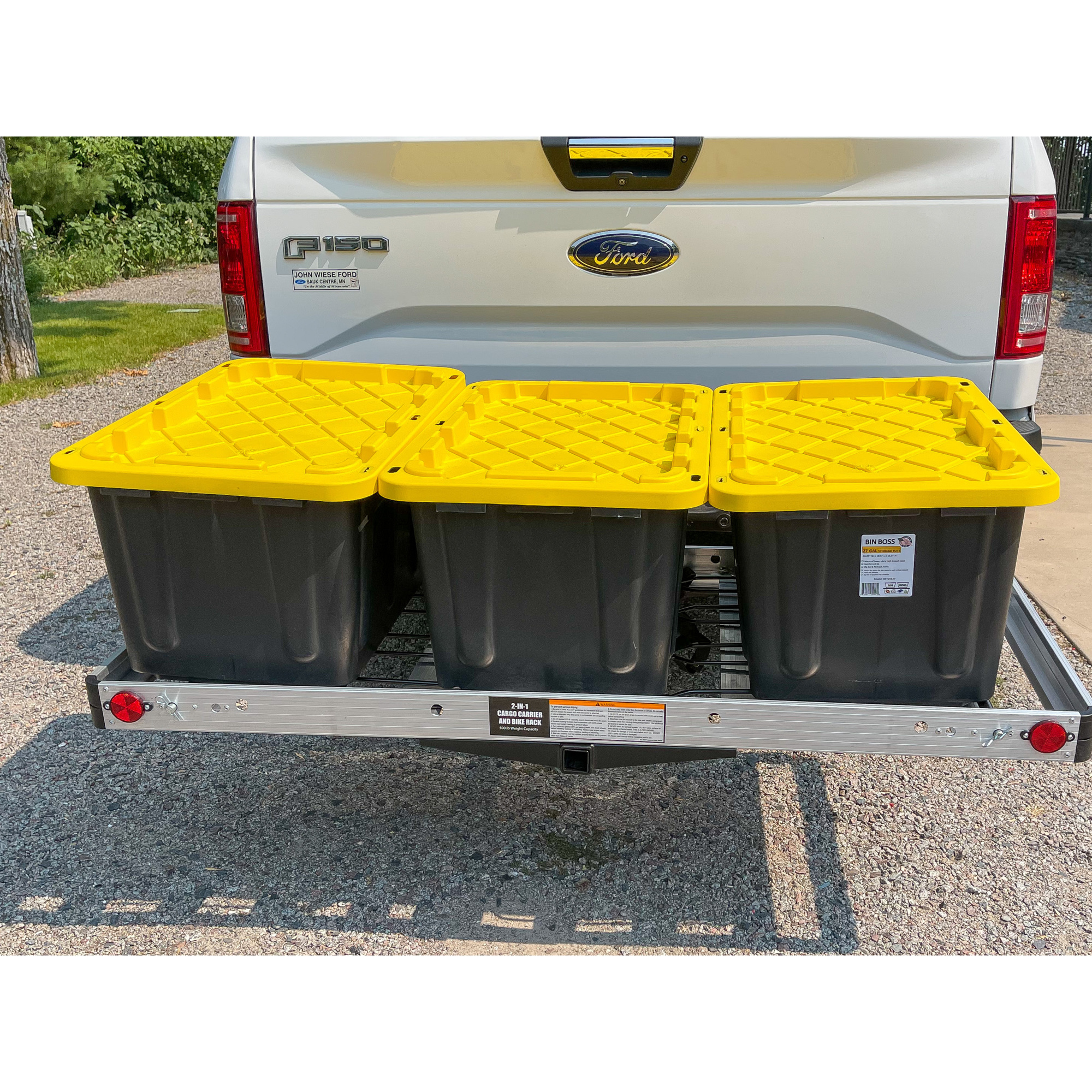 Sliding Bike and Cargo Trays - Tim & Shannon L.T.D.