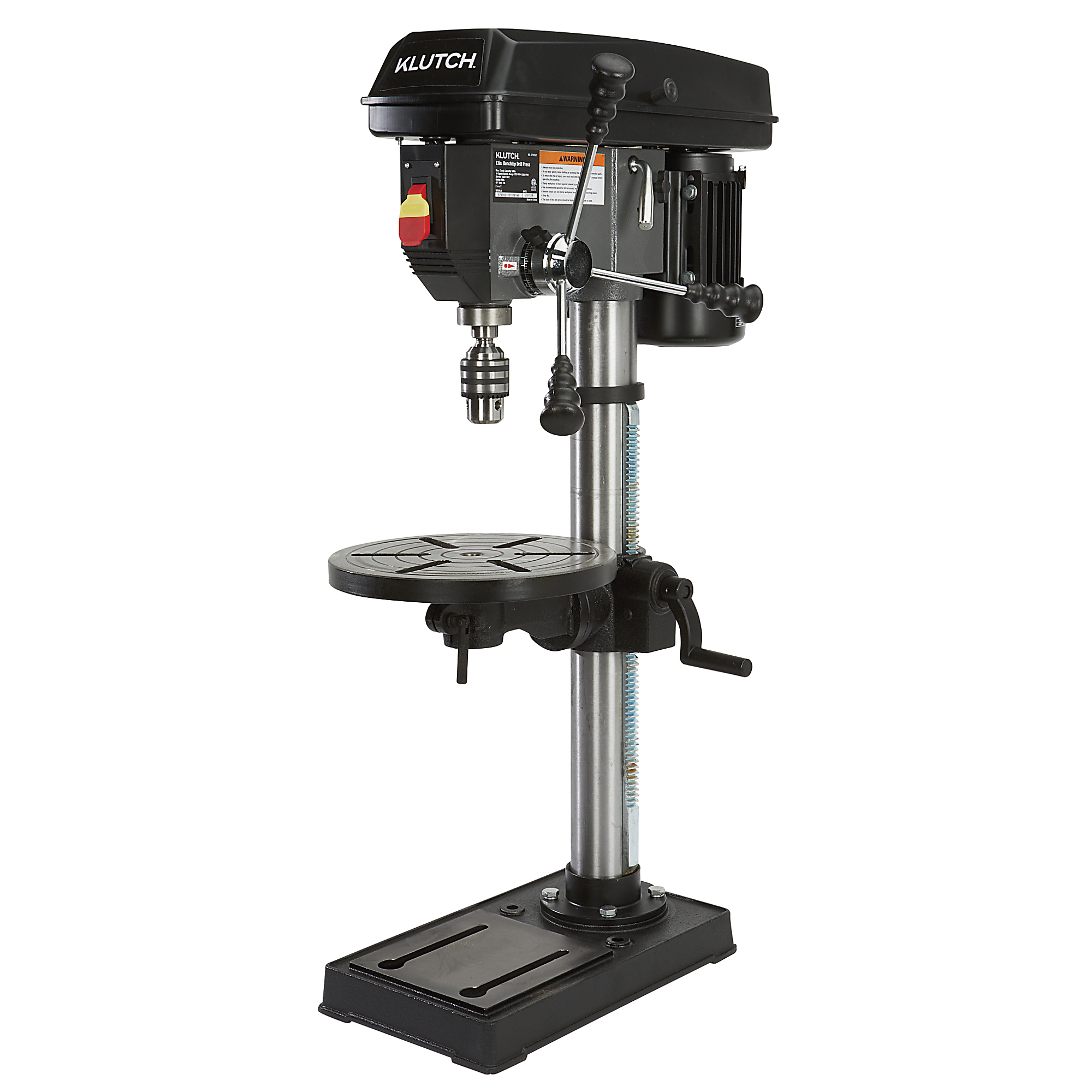 Klutch 13in. Benchtop Drill Press 3 4 HP 120 Volts 5 8in. Chuck w 1in. Drilling Capacity 45 Table Tilt Northern Tool