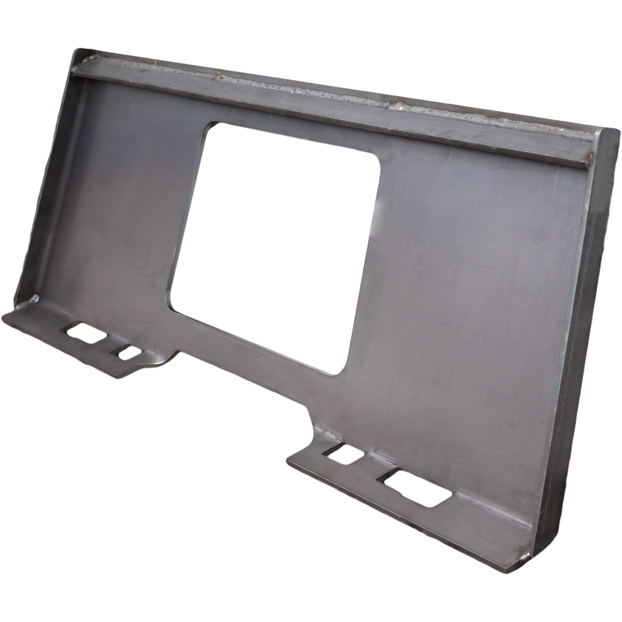 K & M, Universal Skid Steer Plate, Cutout, Model# 1050