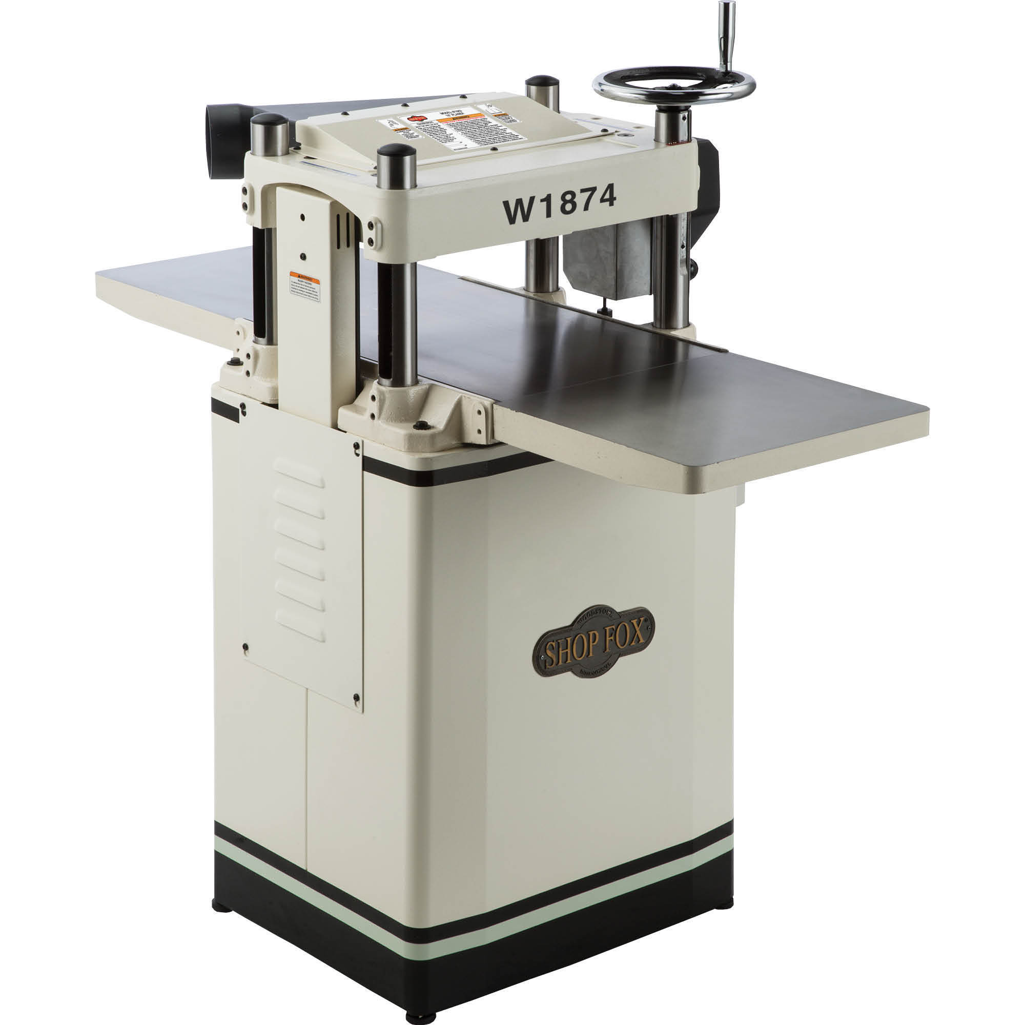 Shop Fox, 15in. 3HP Helical Fixed-Table Planer, Model# W1874