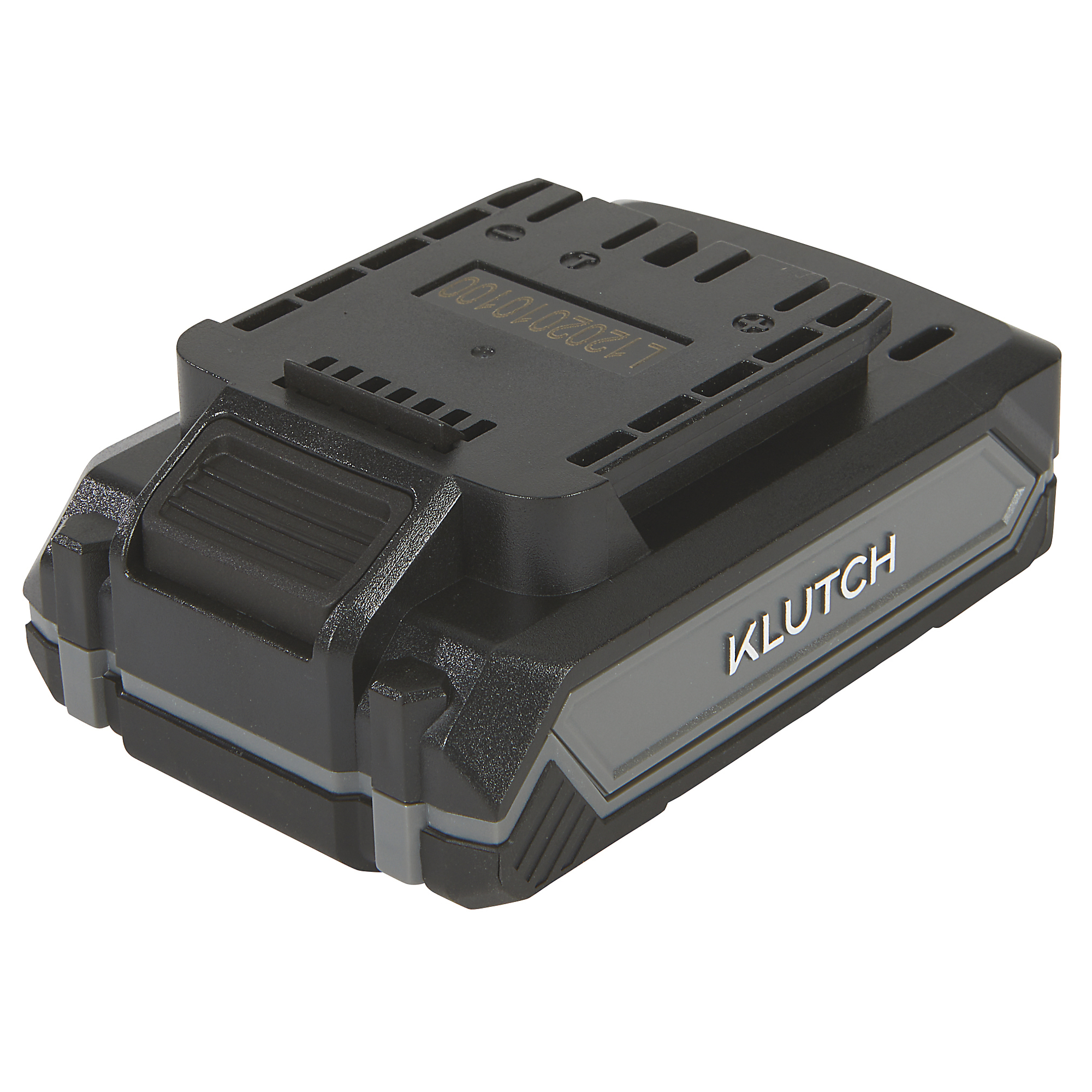 Klutch KLiQ 20V, 2.0Ah Lithium-Ion Battery Pack, Power Tool Replacement Battery