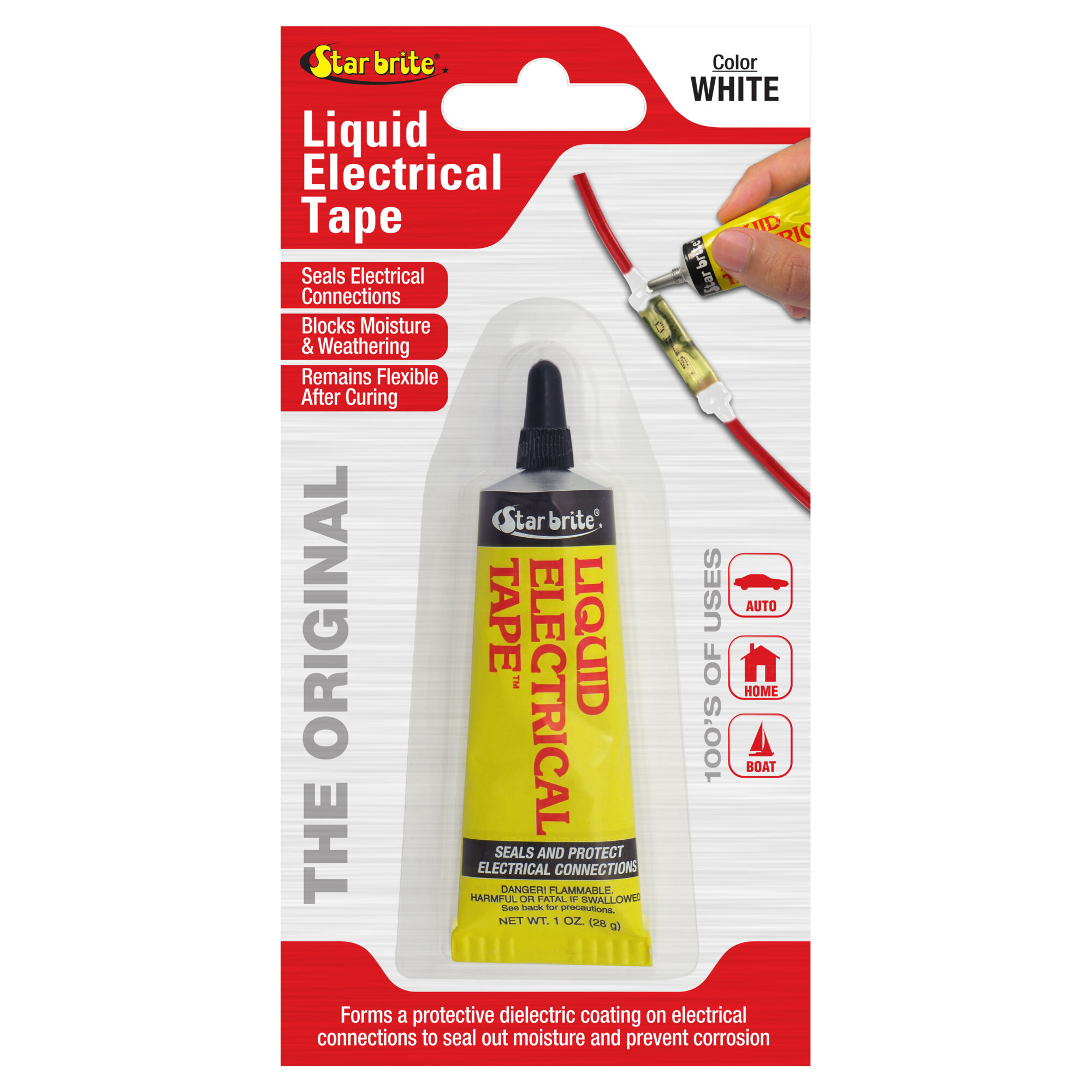 StarBrite, Liquid Electrical Tape White 1 oz, Model# 84157