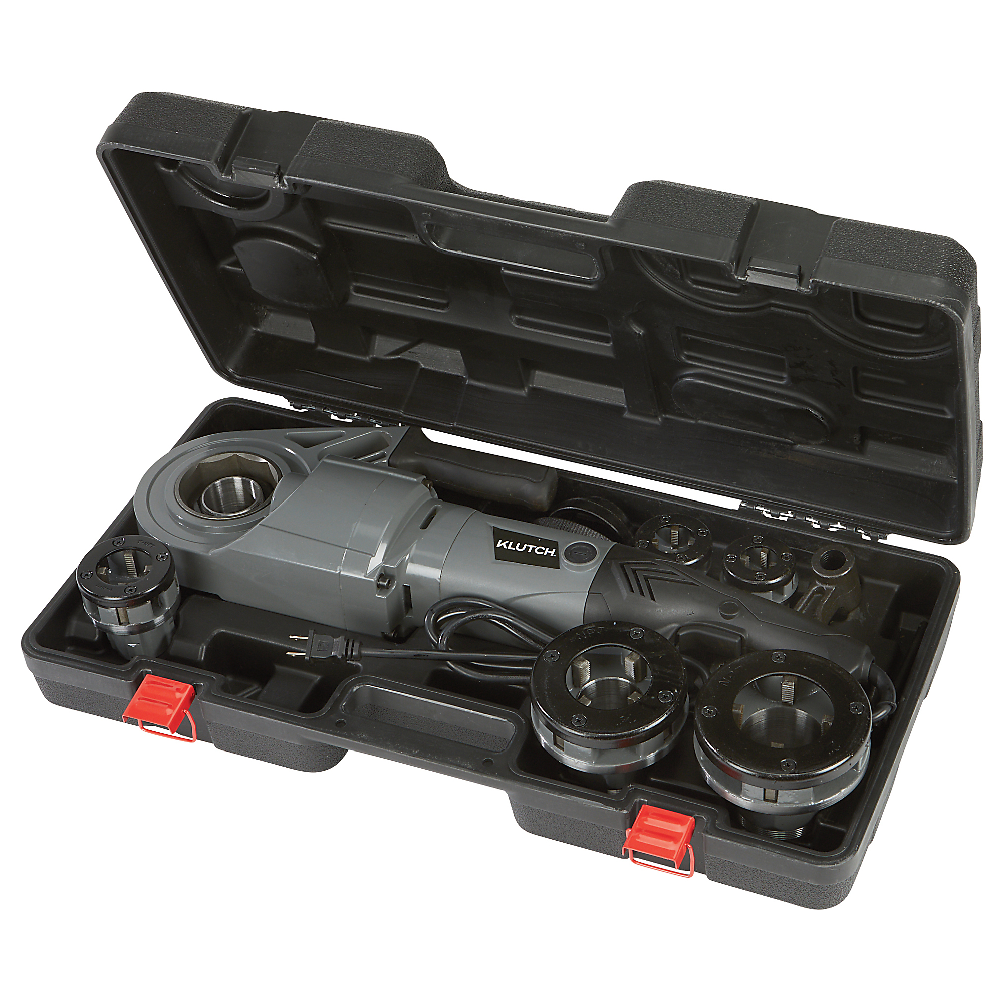 Klutch 2in. Electric Pipe Threader, Portable, 28 RPM, 10 Amps, Includes ...
