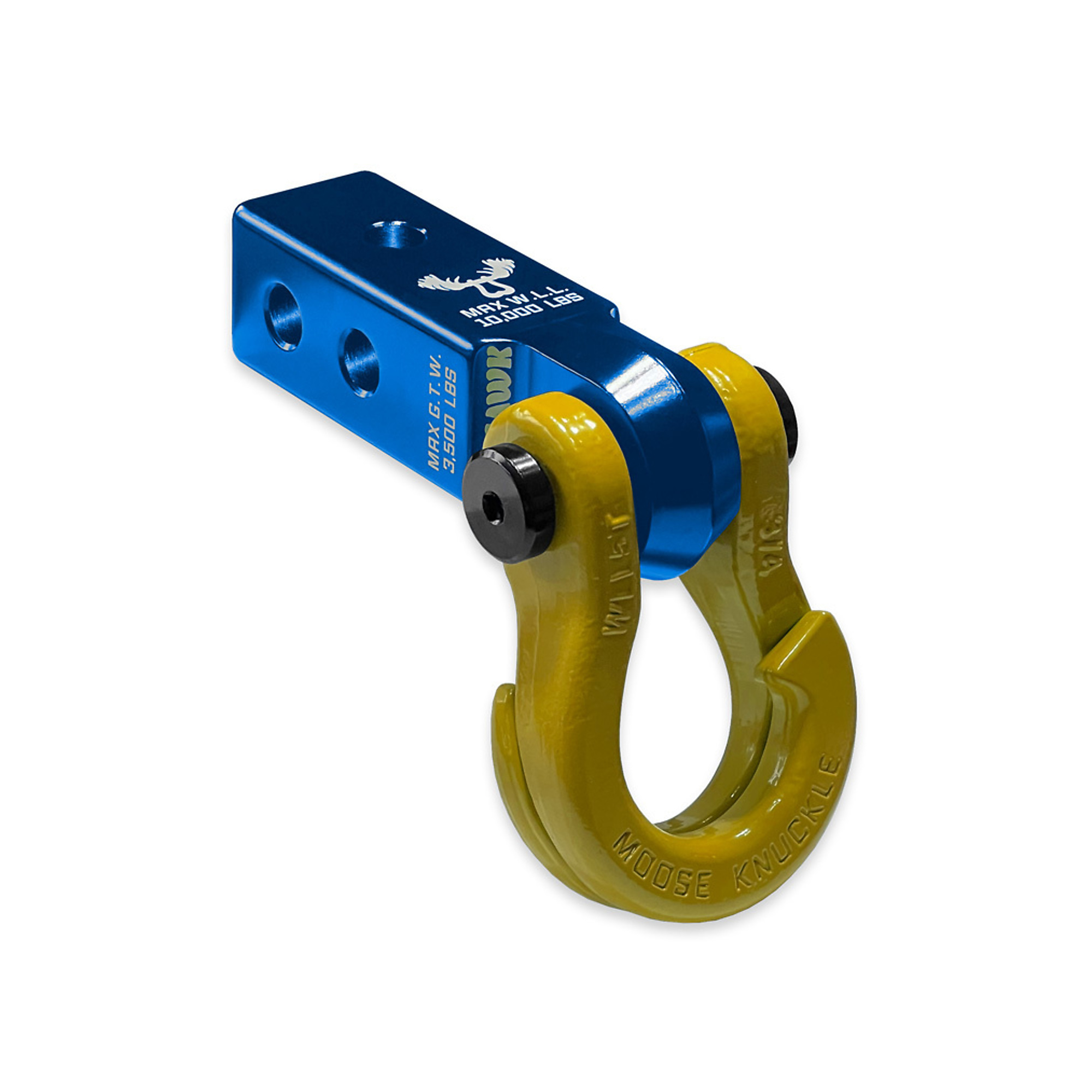 Moose Knuckle Offroad, 3/4 Jowl Split Shackle and Mohawk 2.0 Receiver Combo, Fits Ball Size Multiple in, Fits Receivers 2 in, Model# FN000031-004