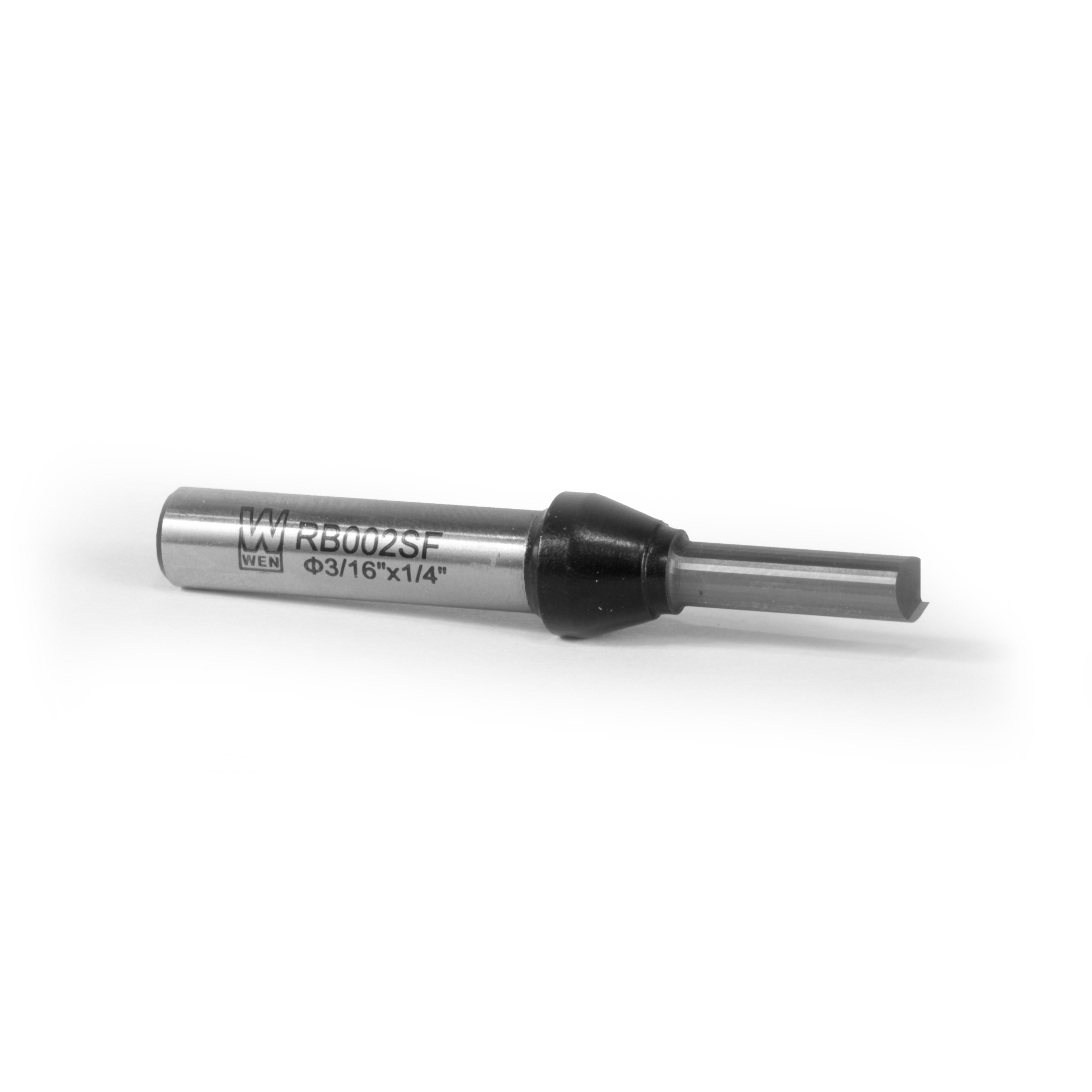 WEN Straight 1-Flute Carbide-Tipped Router Bit - 3/16in. Dia., 1/4in. Shank, Model# RB002SF