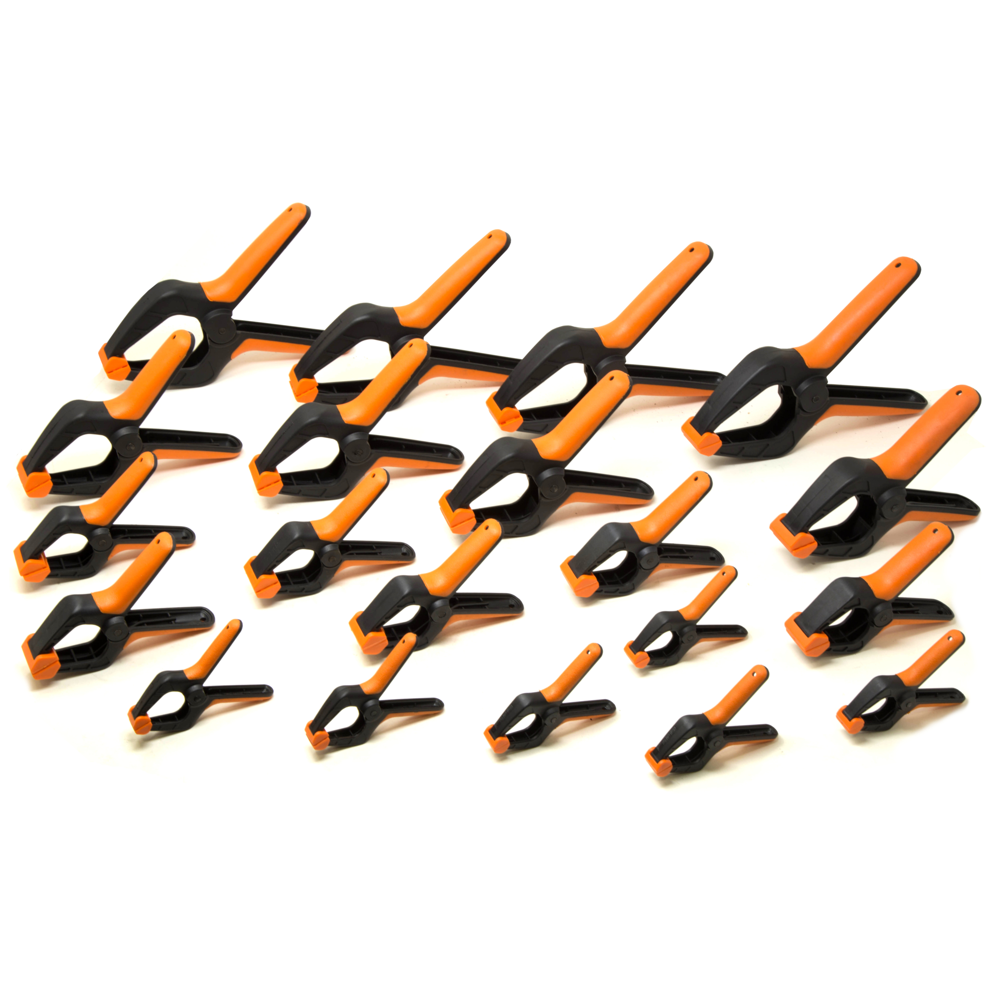 Wind Spring Clamp WEN Spring Clamp Set - 20 Pcs, 0.75in., 1in., 2in. & 3in., Nylon, Model ...