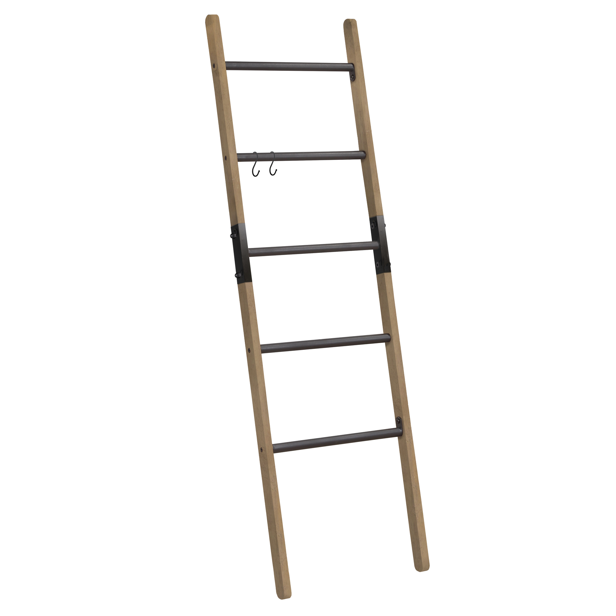 Merry Products, Millwood 60in. Blanket Ladder, Width 1.57 in, Height 59.96 in, Depth 17.95 in, Model# SLF0370114410