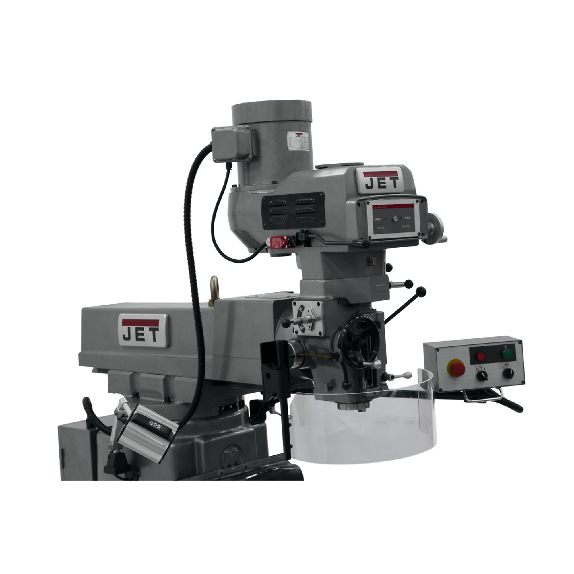 JET, Milling Machine, Horsepower 5 HP, Volts Multi, Model# JTM-1254VS ...