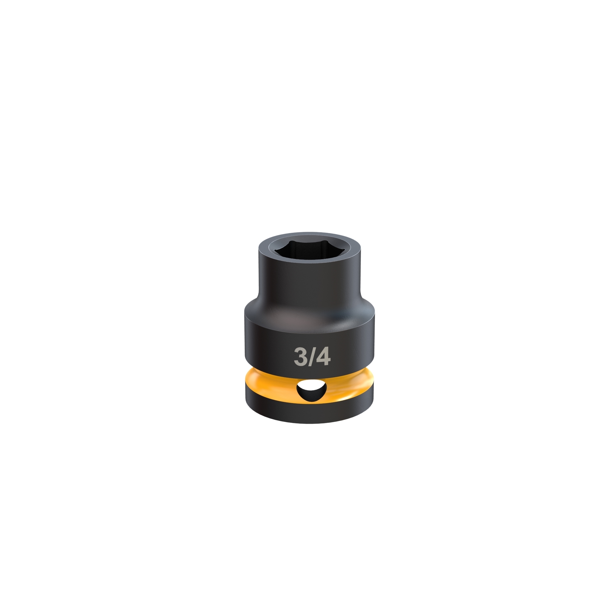 Klutch 3/4in.-Drive 6-Point Chrome Molybdenum Jumbo Impact Socket